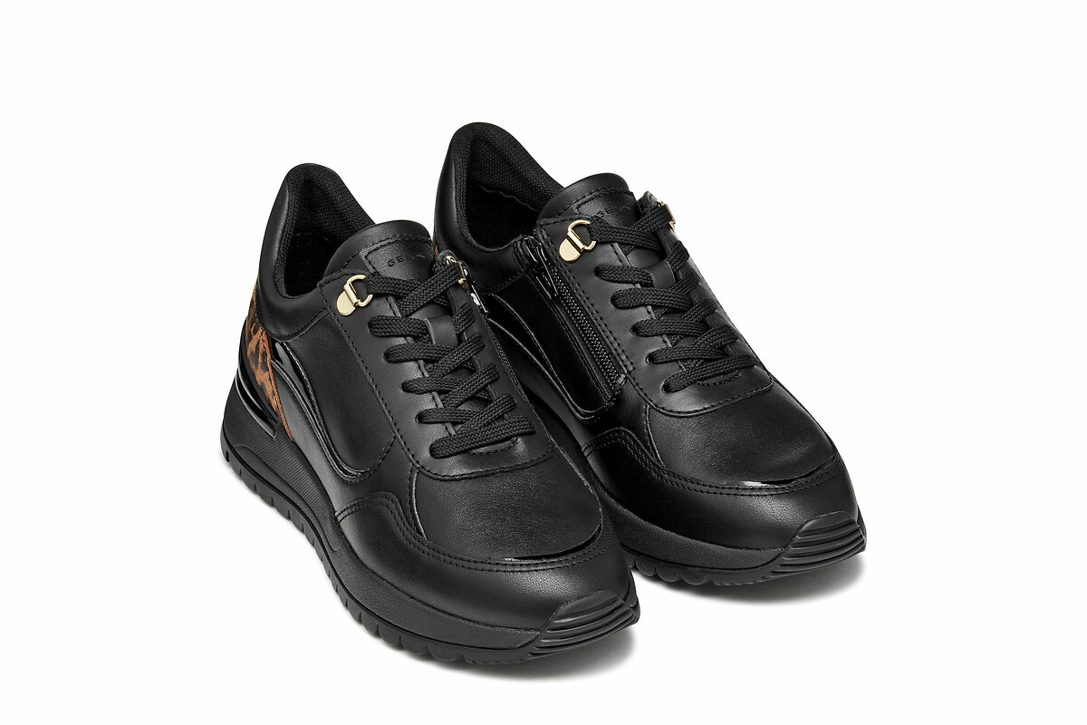 Desya Breathable Wedge Trainers, GEOX