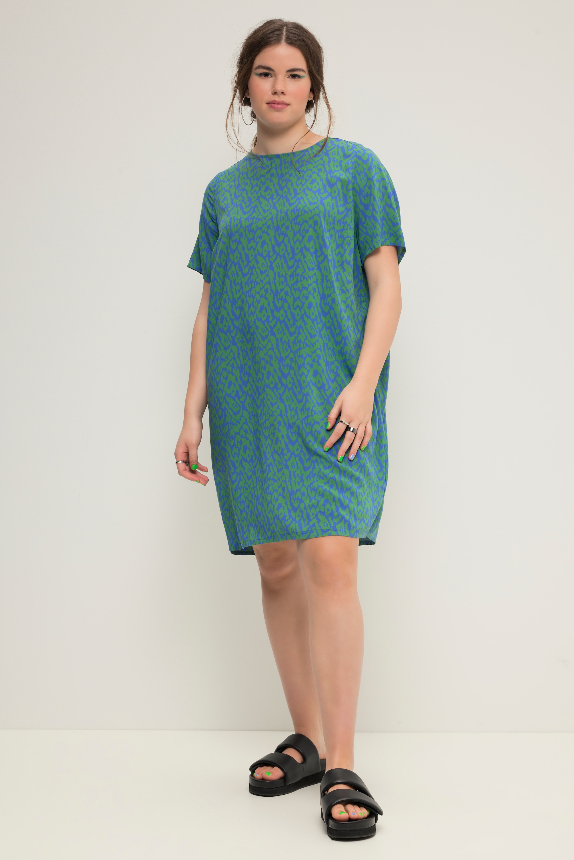 Robe mini coupe loose shape à imprimé, STUDIO UNTOLD