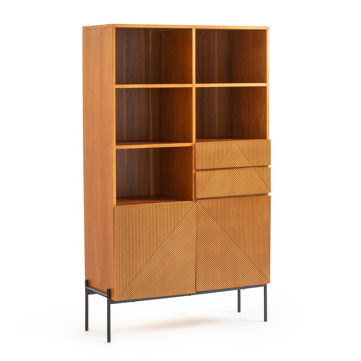 Product photograph of Lodge Vintage Style Bookcase from La Redoute UK