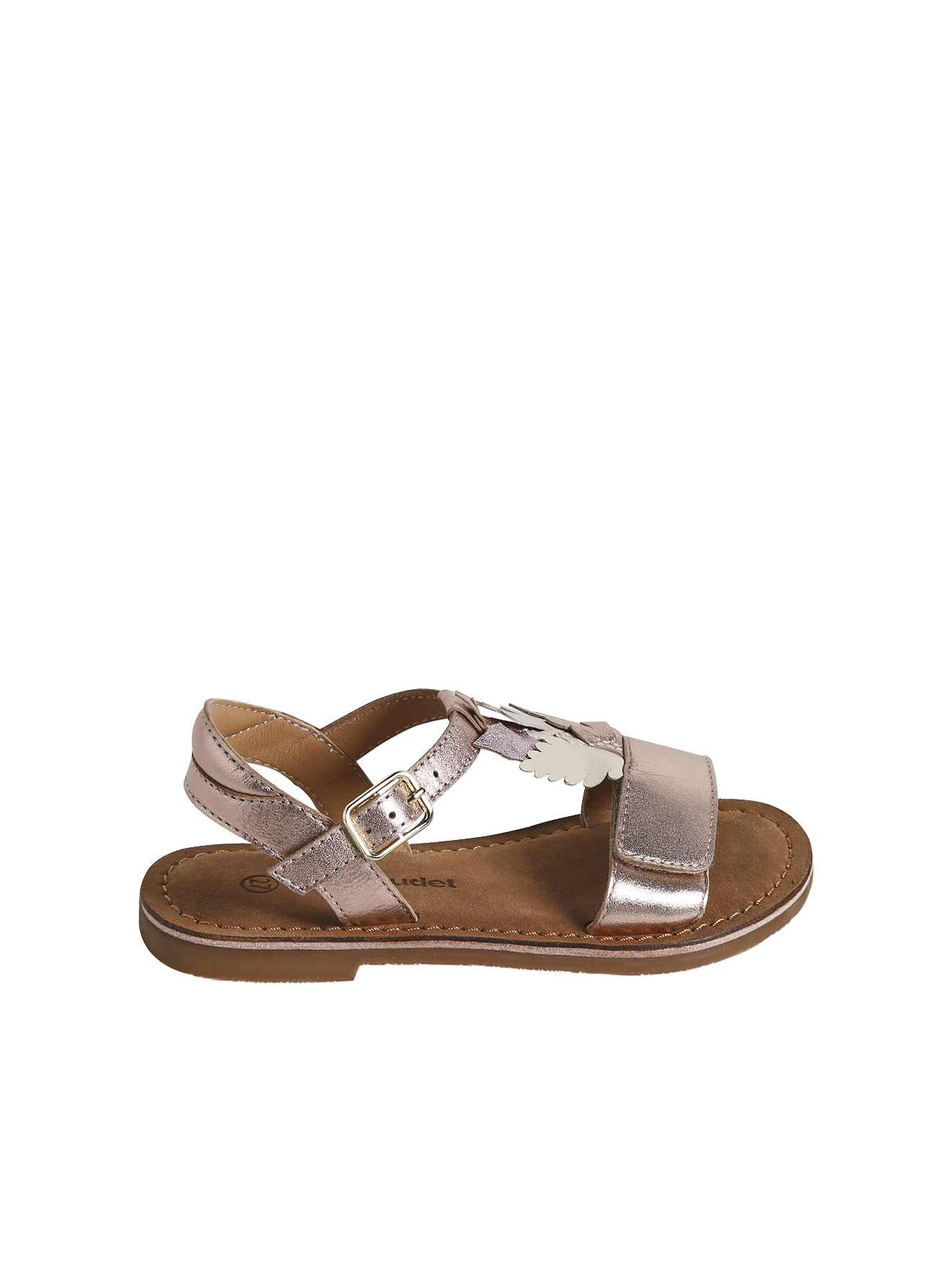 Sandales scratchées cuir collection maternelle, VERTBAUDET