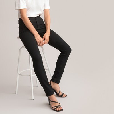 Organic Cotton Slim Trousers, Length 26" LA REDOUTE COLLECTIONS