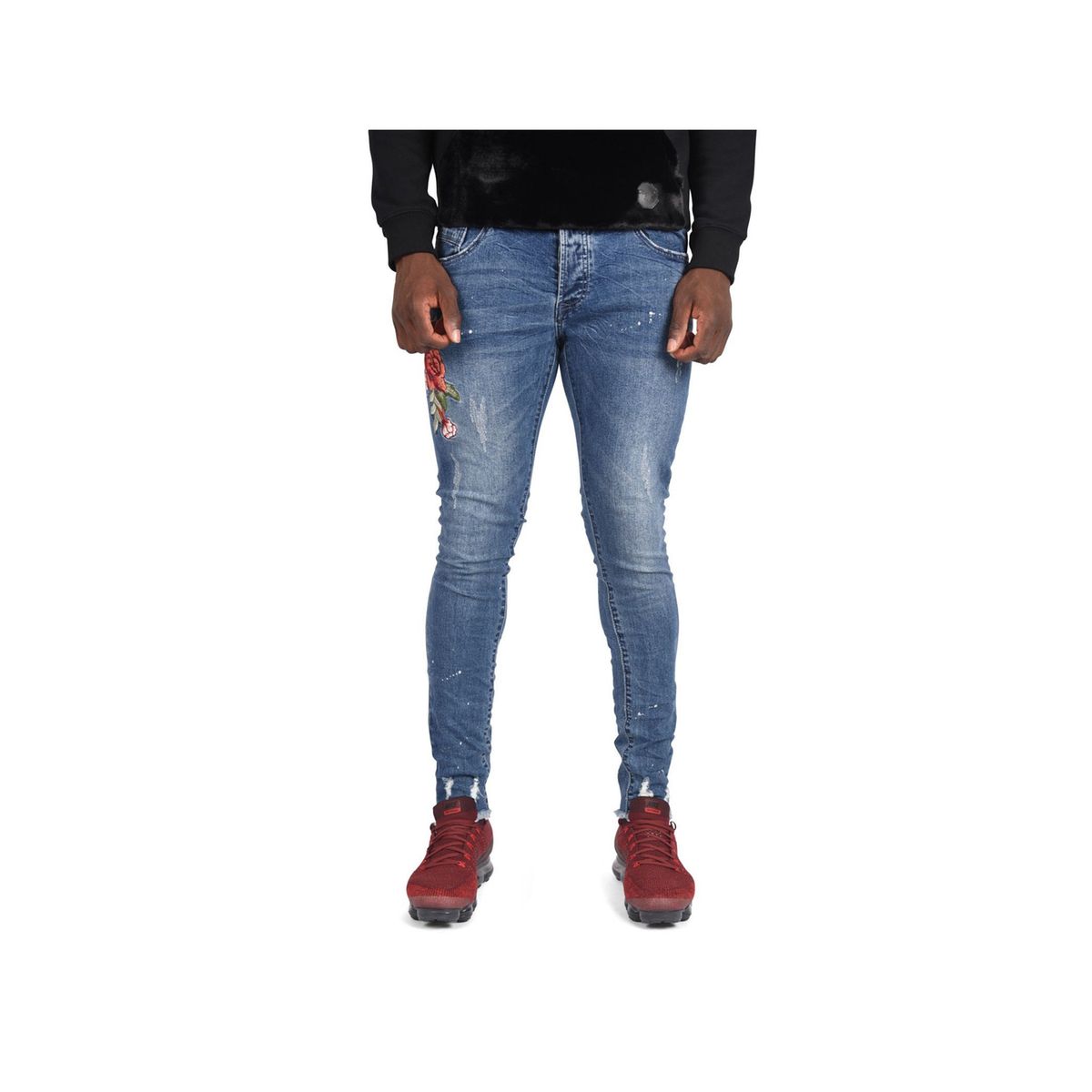 Jean cheap rose homme