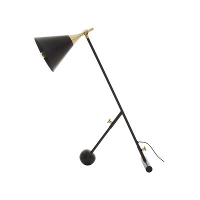 Contemporary Black and Gold Table Lamp SO'HOME