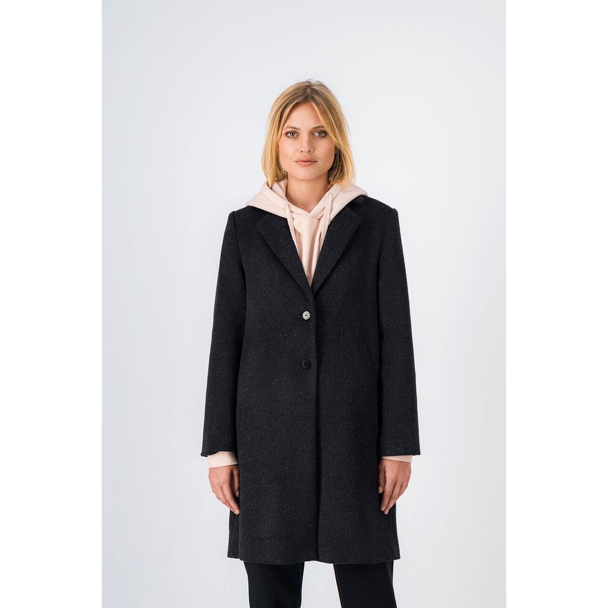 Manteau teddy noir femme La Redoute