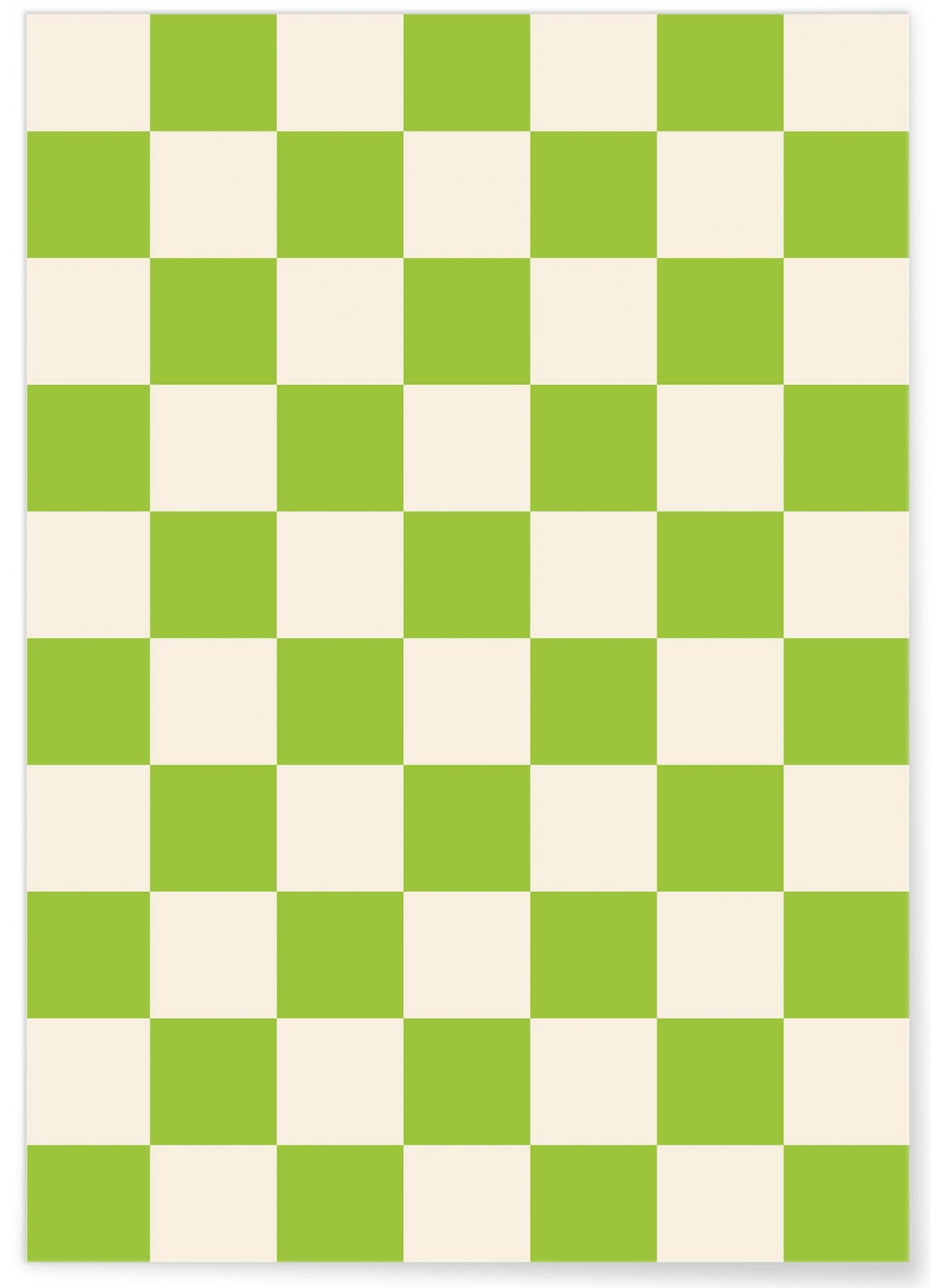 Affiche Damier Vert, L'AFFICHERIE