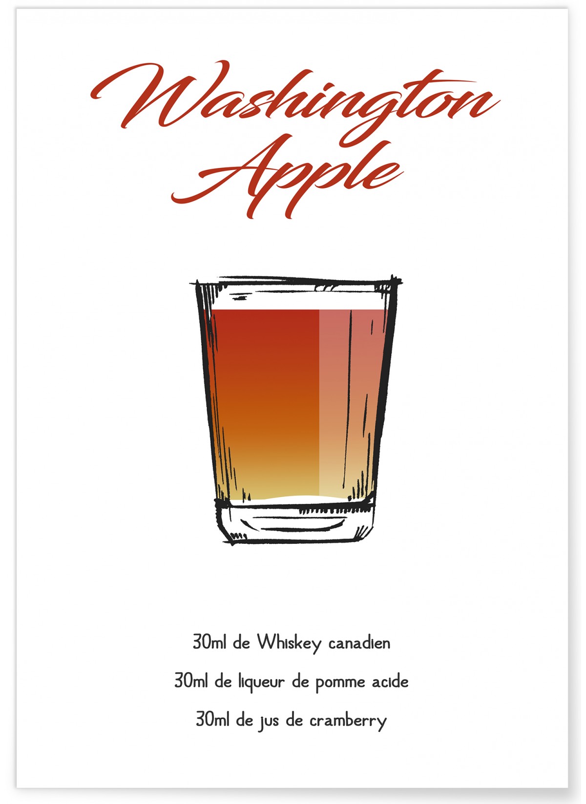 Affiche Shooter Washington Apple, L'AFFICHERIE
