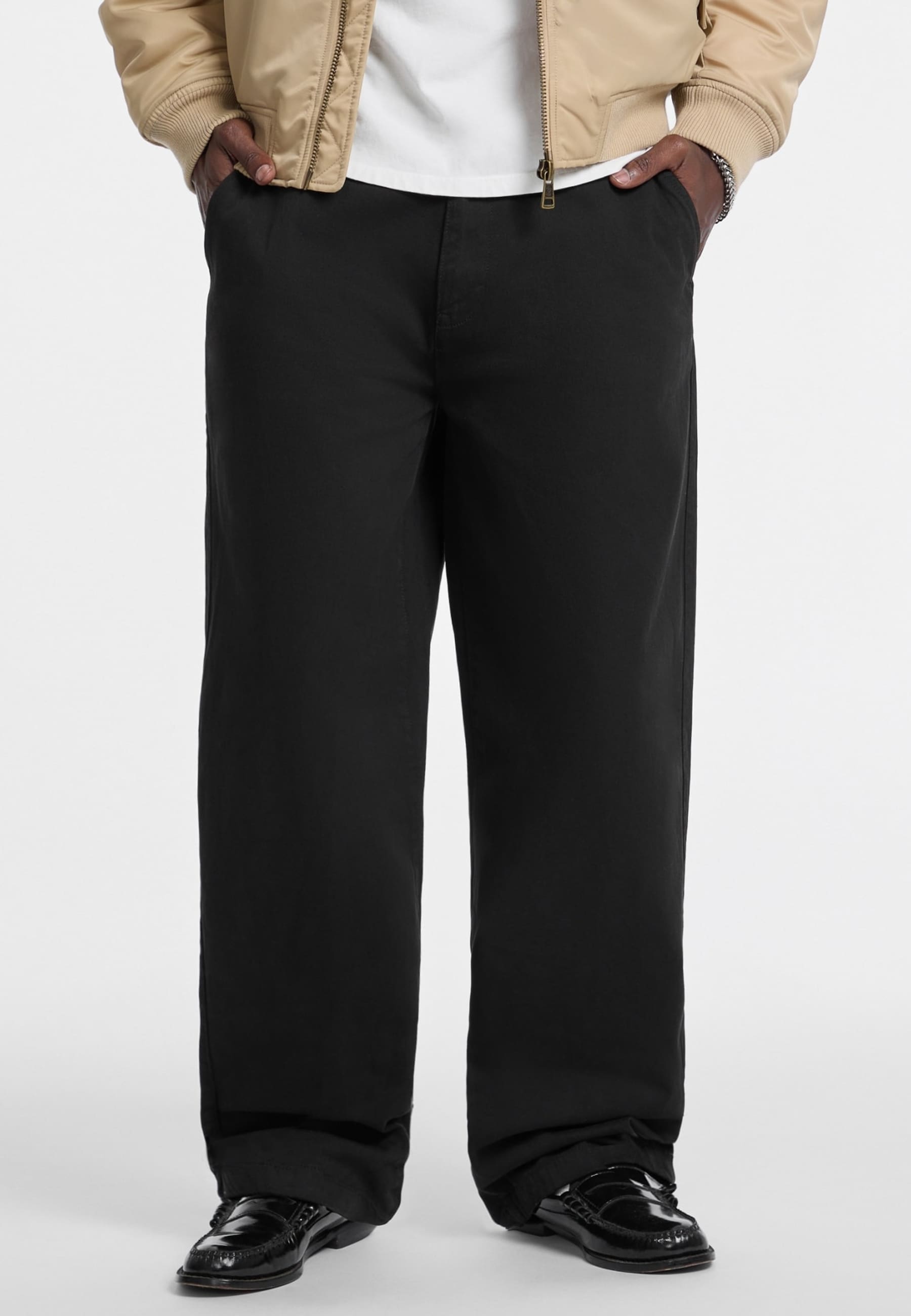 Pantalon Chino Jambe Large, GUESS JEANS