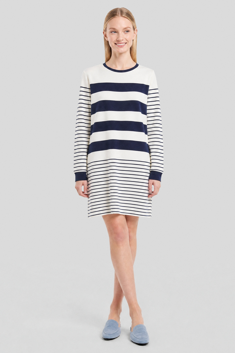 Chemise de nuit rayée - coton, ARMOR-LUX