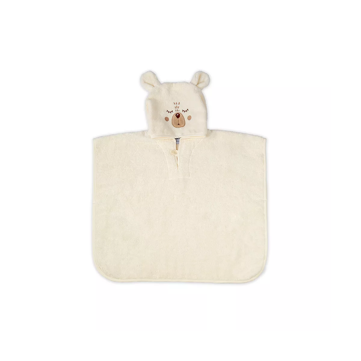 Poncho pur coton PETIT OURS, GARNIER THIEBAUT