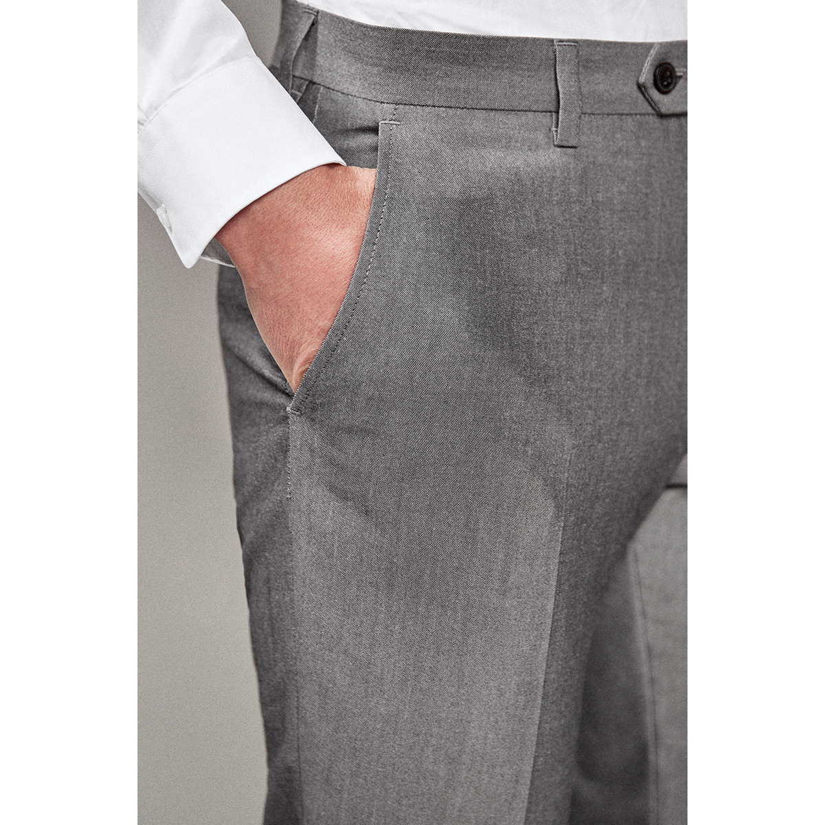 Pantalon De Costume Homme Julidostore Glideactive - Coupe Ajustée Extensible 4 Sens - Polyester Respirant