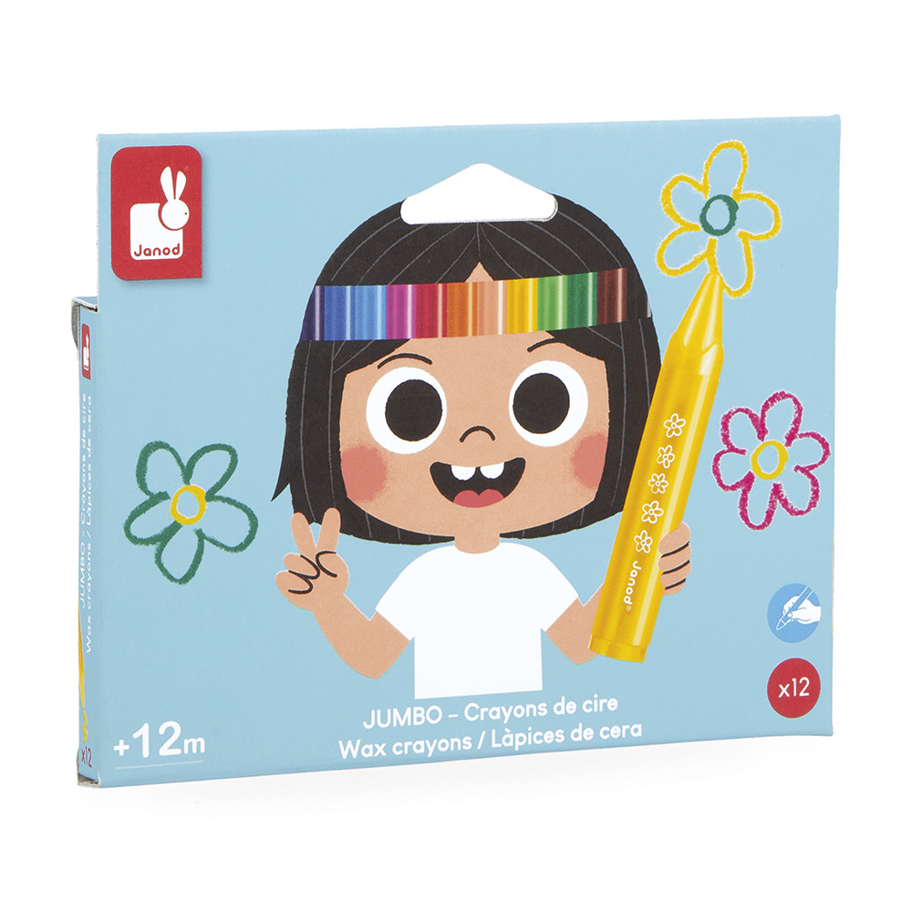 Crayons De Cire X12, JANOD