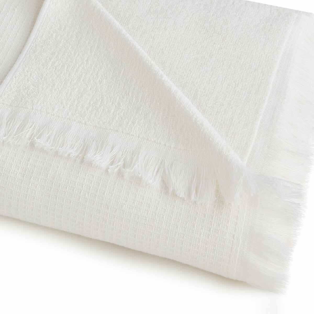 Product photograph of Nipaly Organic Cotton Linen Bath Towel from La Redoute UK