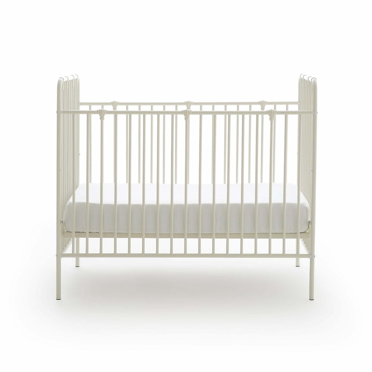 Product photograph of Bertille Metal Cot With Adjustable Base from La Redoute UK