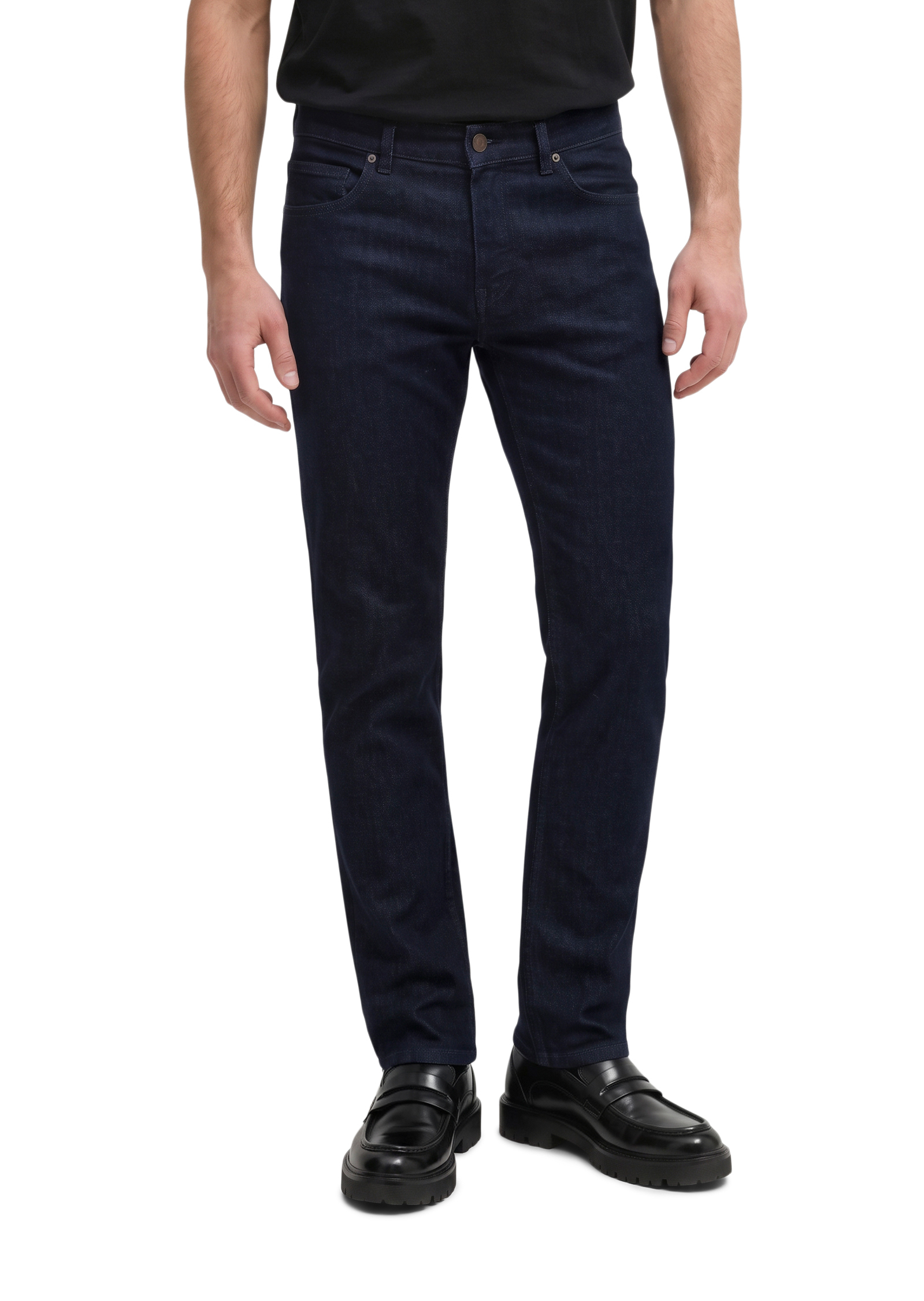 Jeans modèle Sjöbo shaped en denim bleu authentique stretch, MARC O'POLO