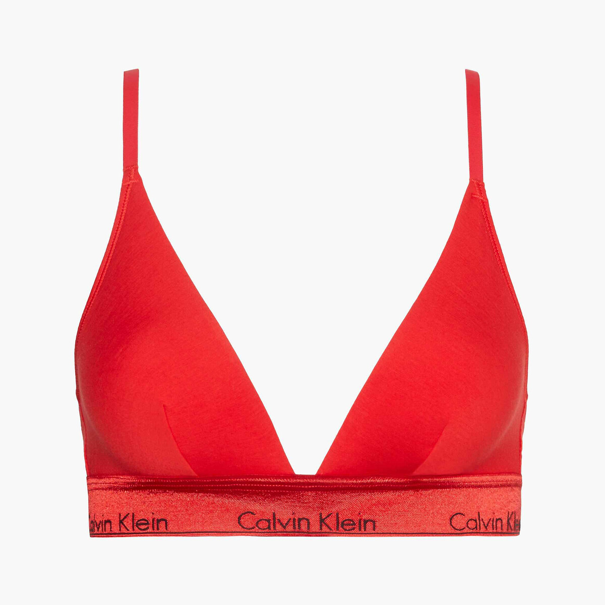 Modern Holiday Triangle Bra in Cotton Mix
