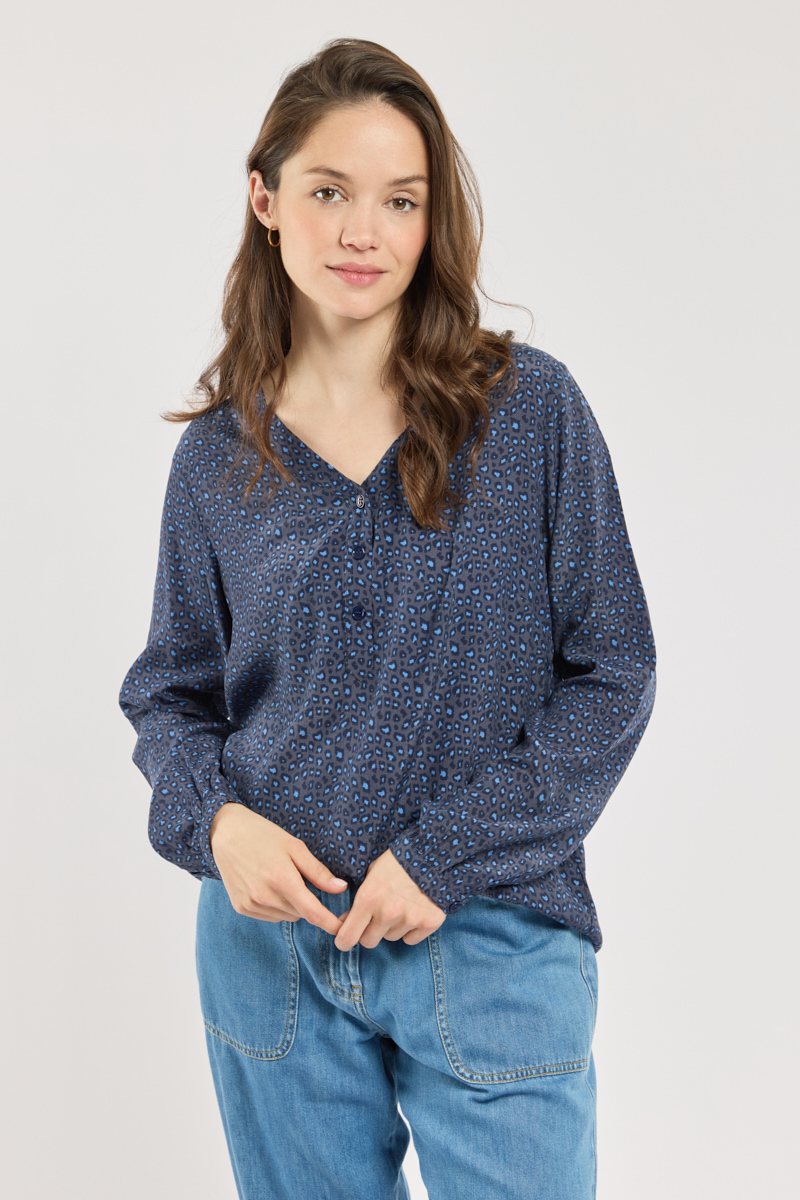 Blouse imprimée - cupro, ARMOR-LUX