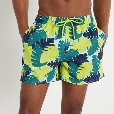 Pool Swim Shorts in Leaf Print LA REDOUTE COLLECTIONS