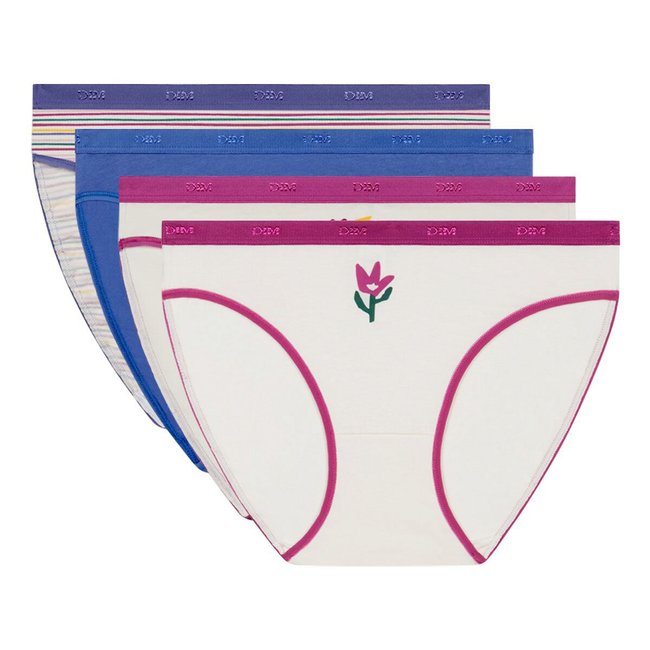 Pack of 4 Pockets Knickers in Cotton - DIM