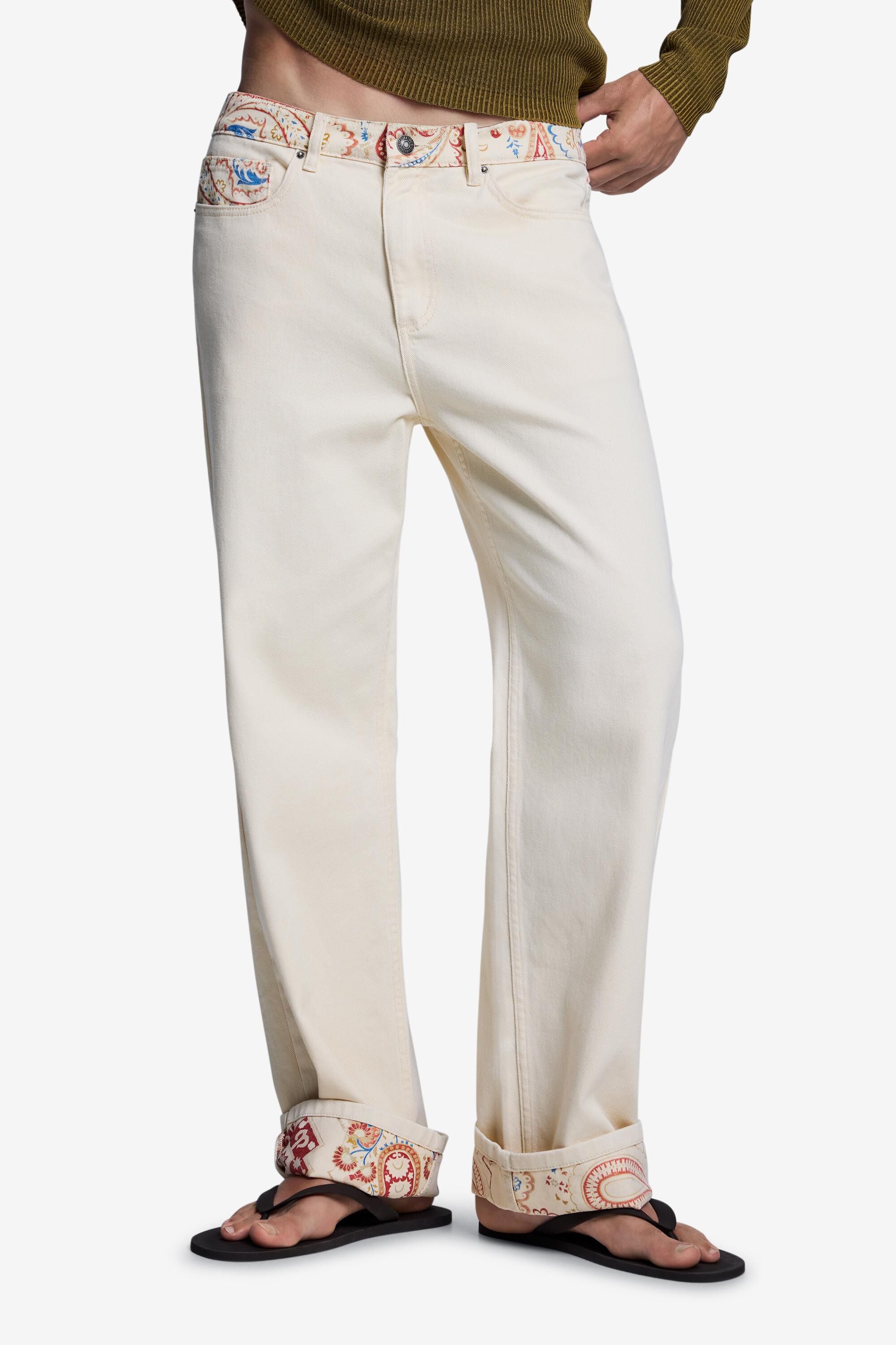 Pantalon Paisley 100 % coton, DESIGUAL