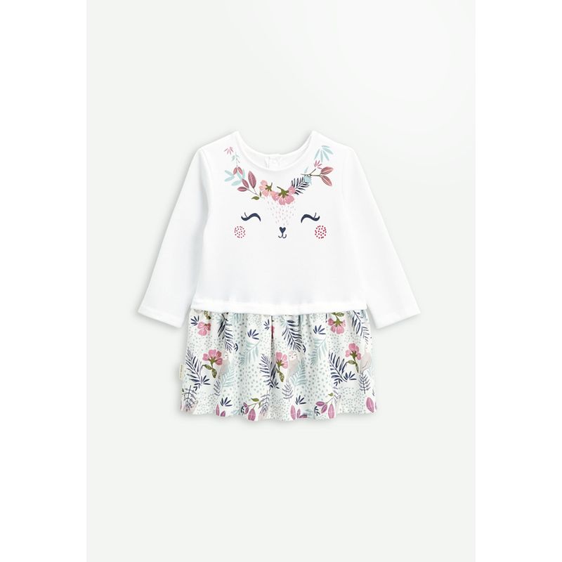 Ensemble robe et legging en molleton bébé fille Luna - PETIT BEGUIN