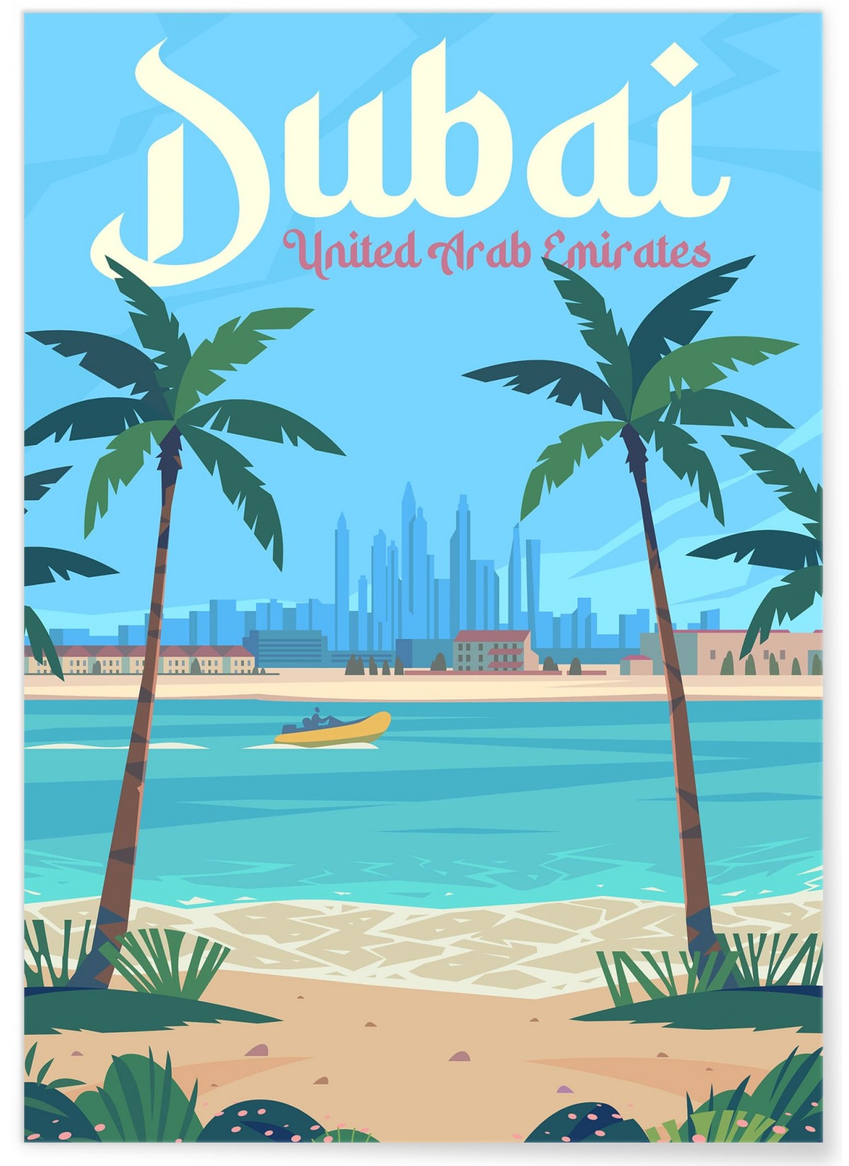 Affiche Dubaï 2, L'AFFICHERIE