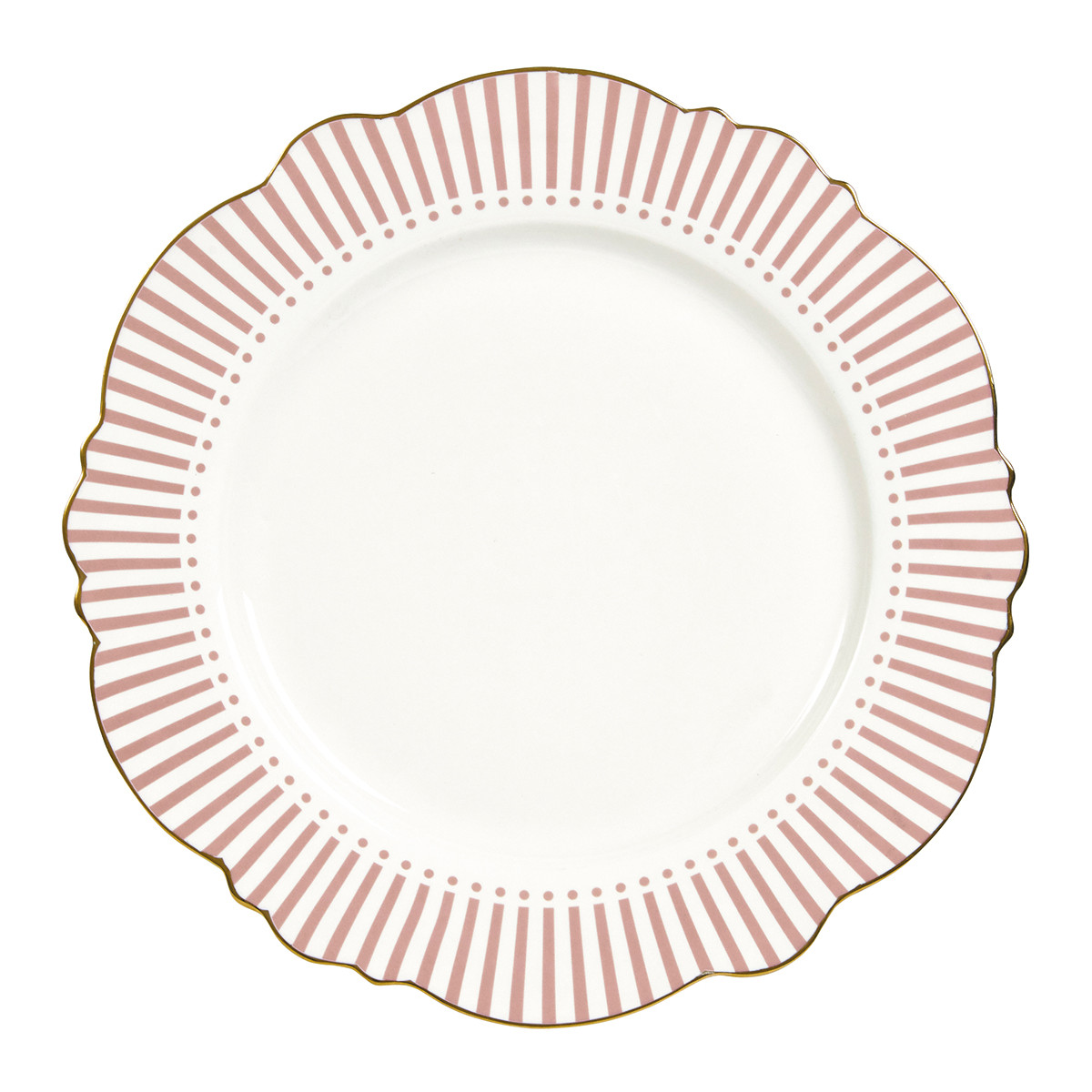 Assiette plate - Rose, MATHILDE M