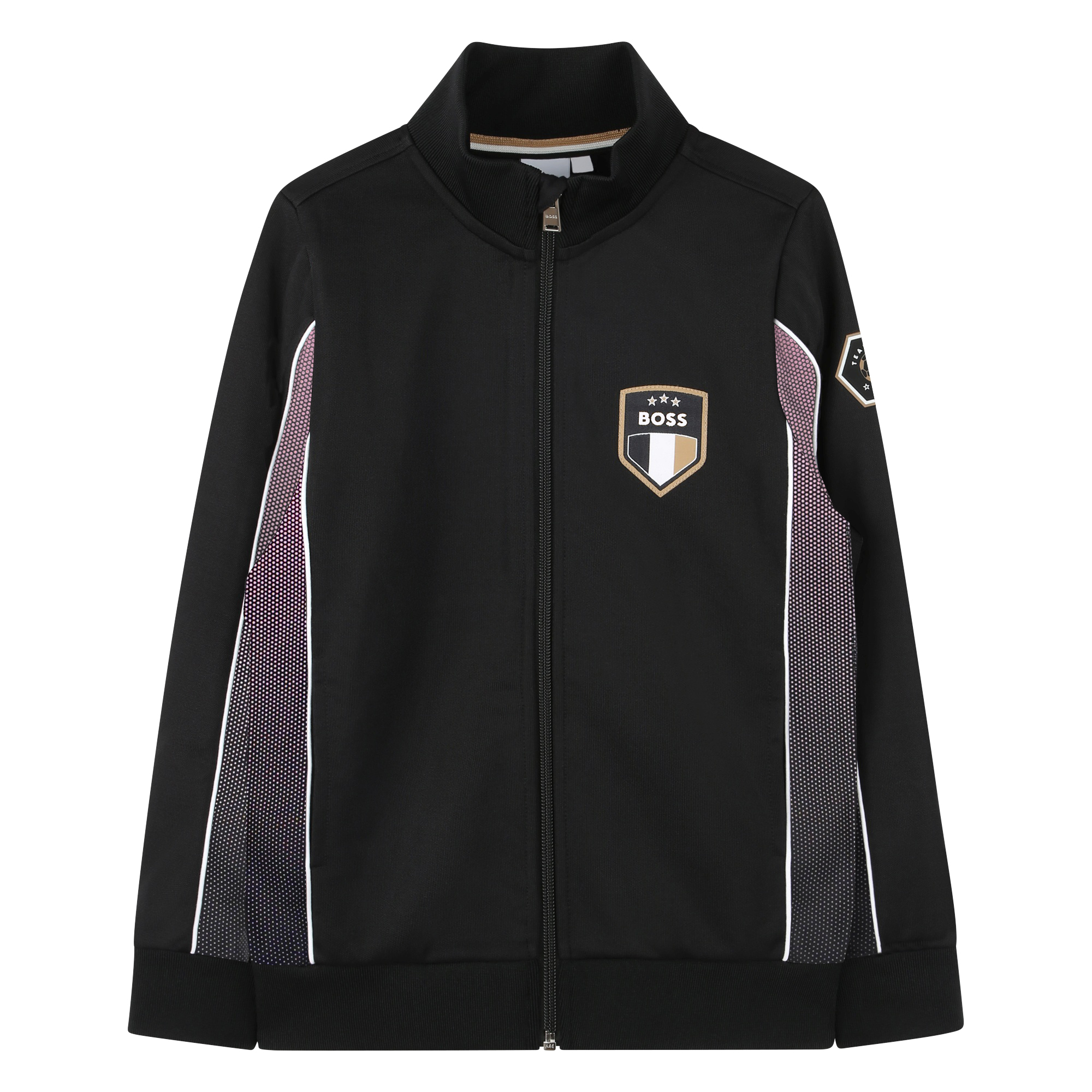 Sweat à capuchon avec fermeture éclair, BOSS KIDSWEAR