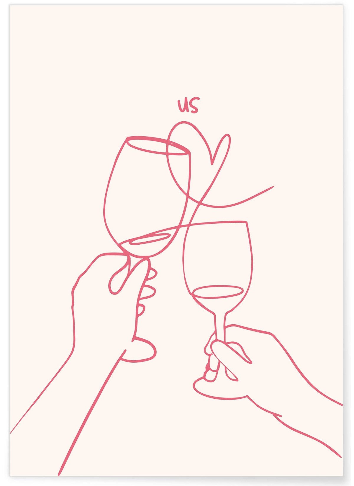 Affiche Toast à nous deux, L'AFFICHERIE