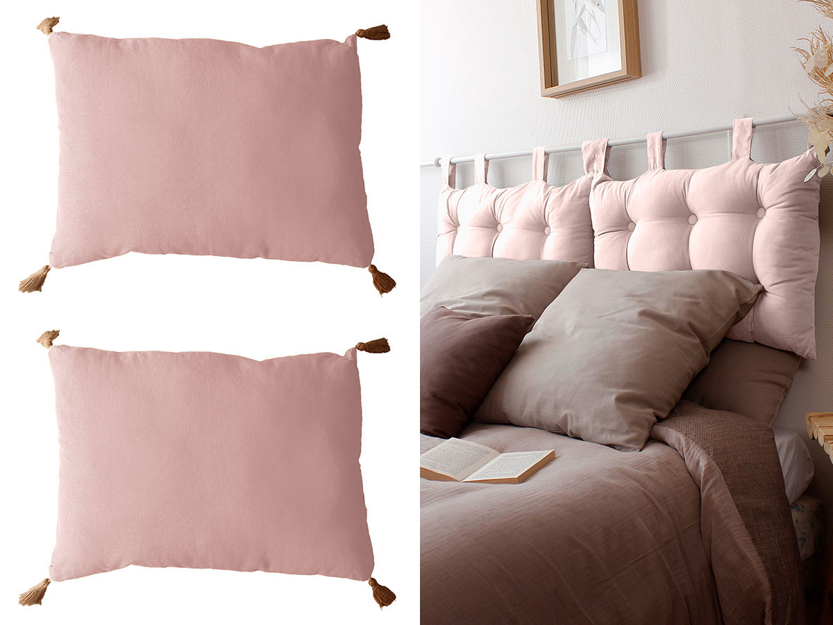 Lot collection Panama - Enjoy Home - 2 têtes de lit + 2 coussins, JARDIDECO
