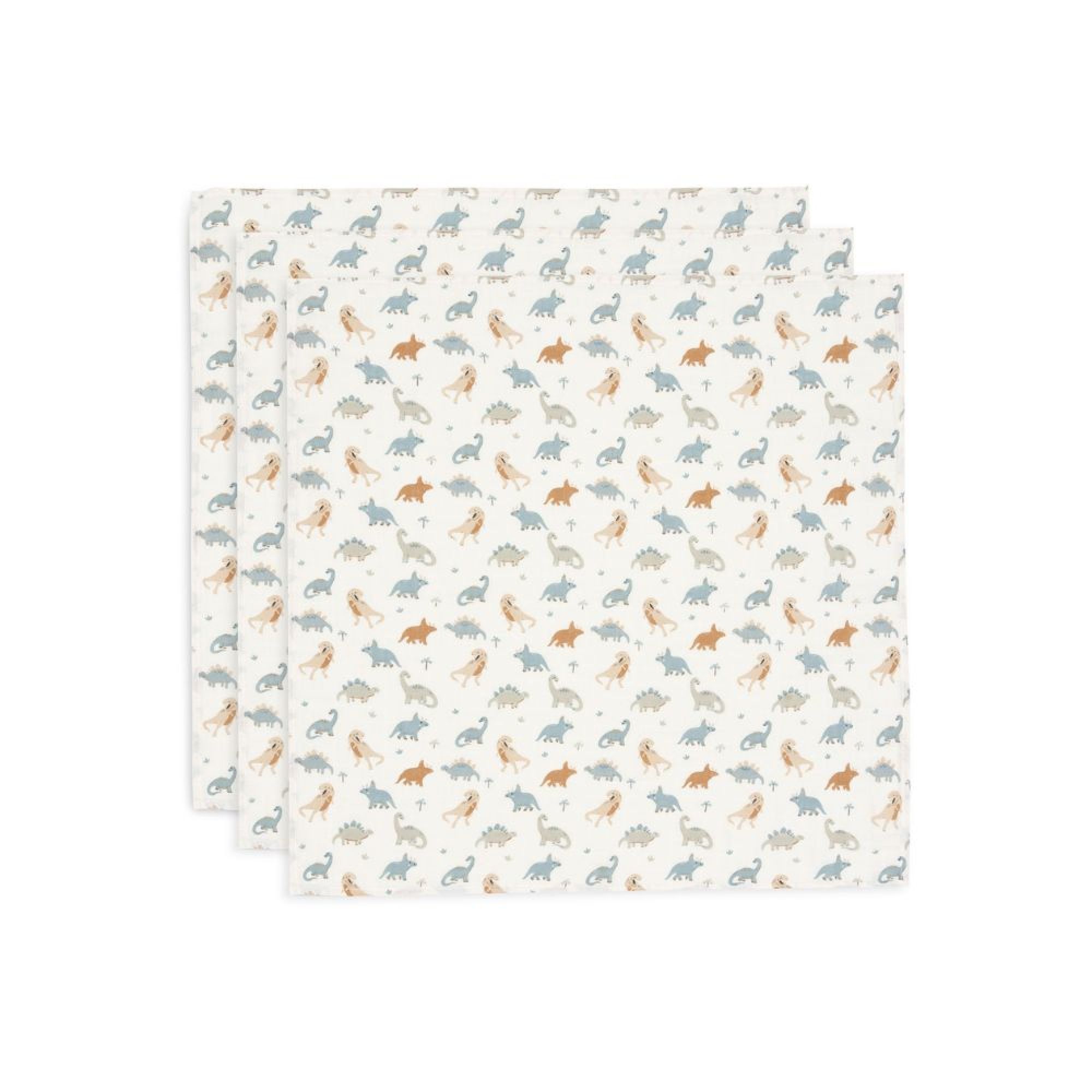 Lot de 3 langes gaze de coton 70 x 70 cm Roarsome, JOLLEIN