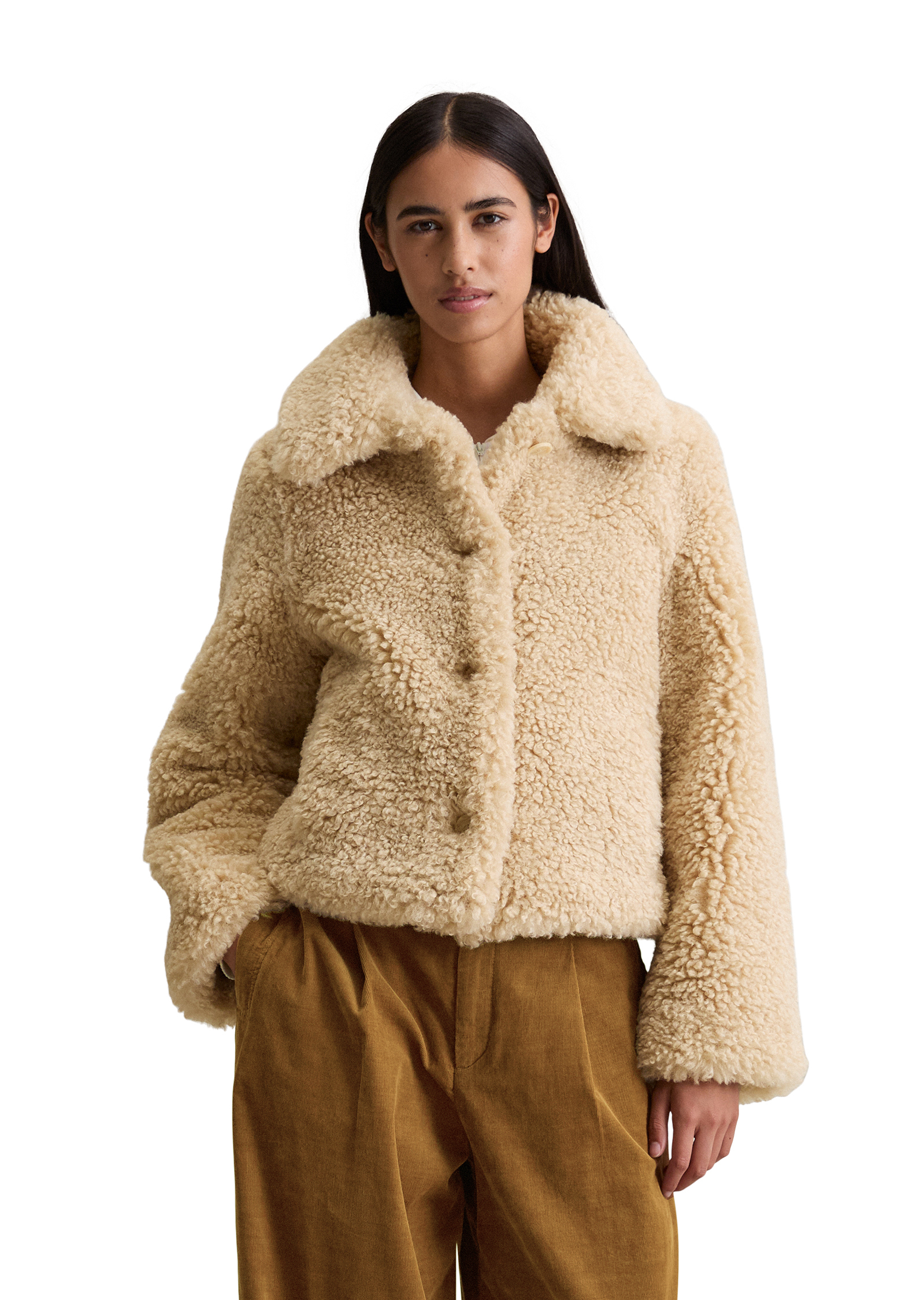 Veste en peluche régulière en peluche douce Curly, MARC O’POLO DENIM