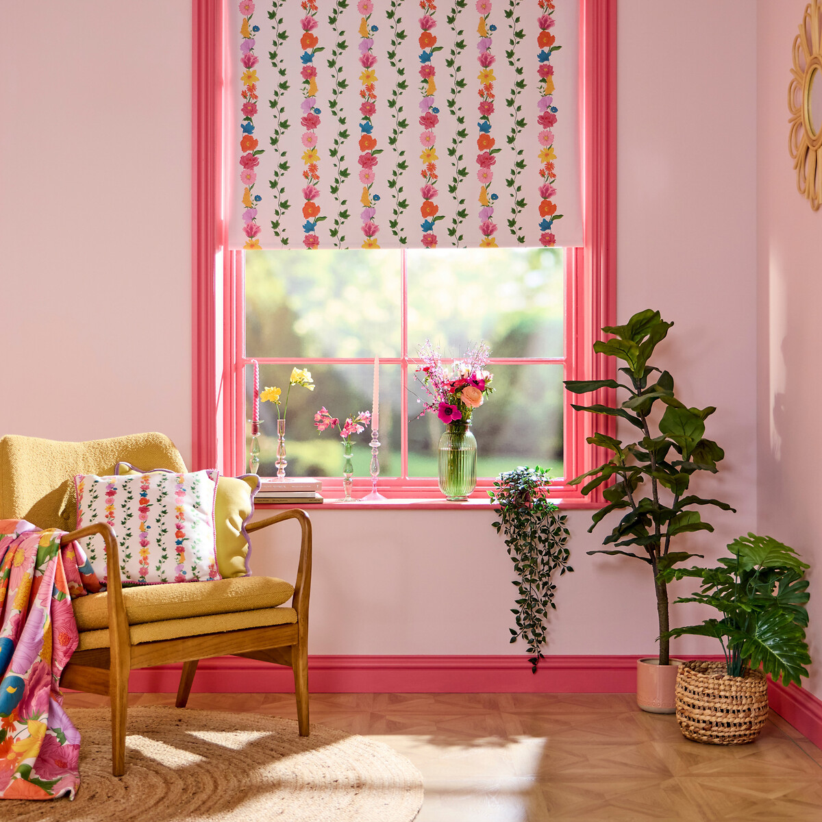 La fleur ivy blackout blind, multi-coloured, La Redoute Interieurs X ...