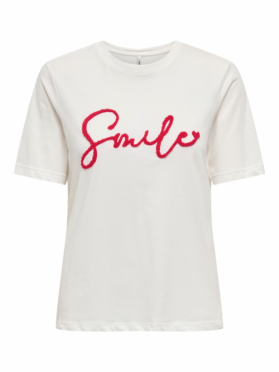 T-shirt rayé message amour