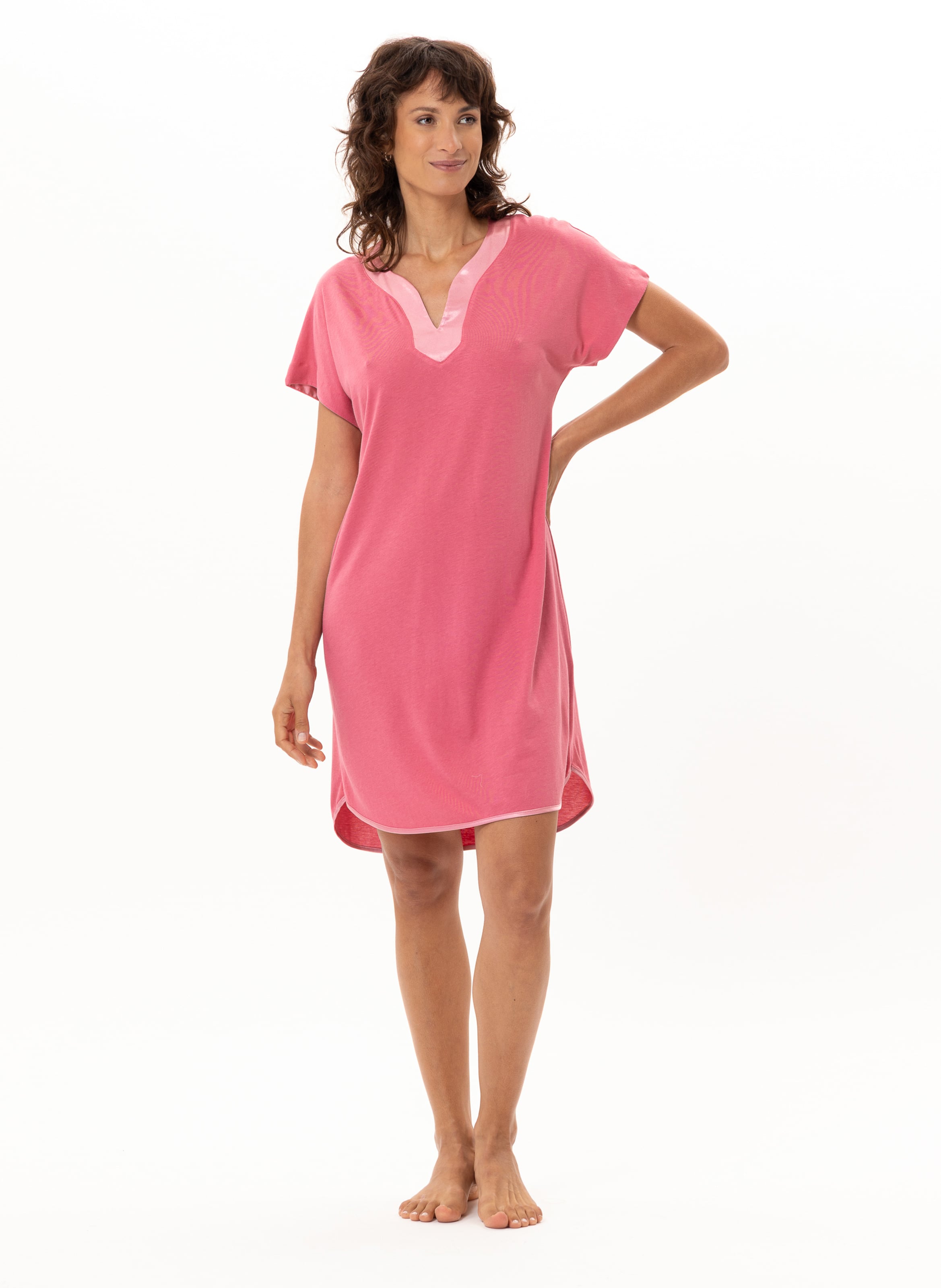 Chemise de nuit en coton modal MILY 201, LE CHAT