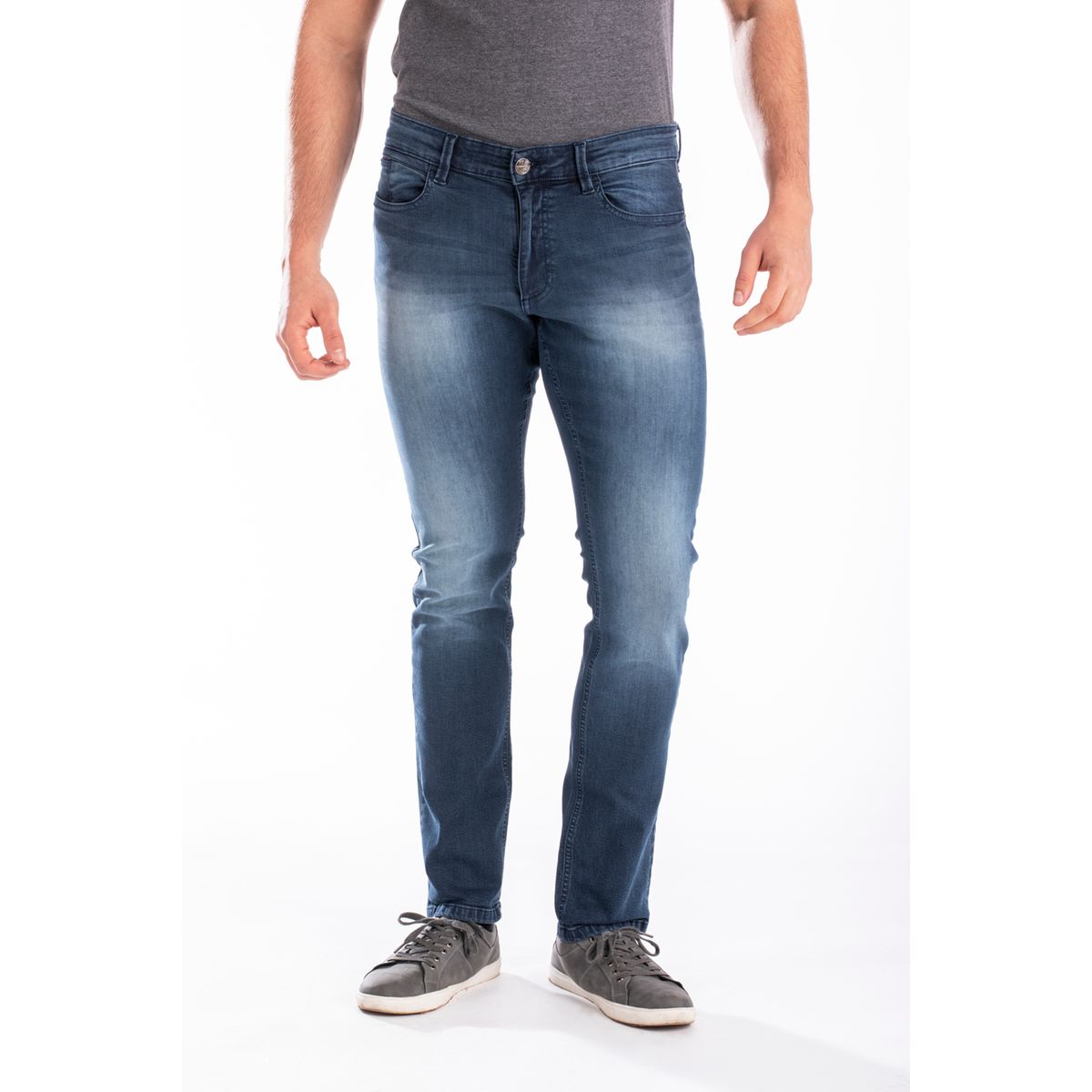 Jeans rl80 fibreflex bross coupe droite ajust e keltor bleu Rica