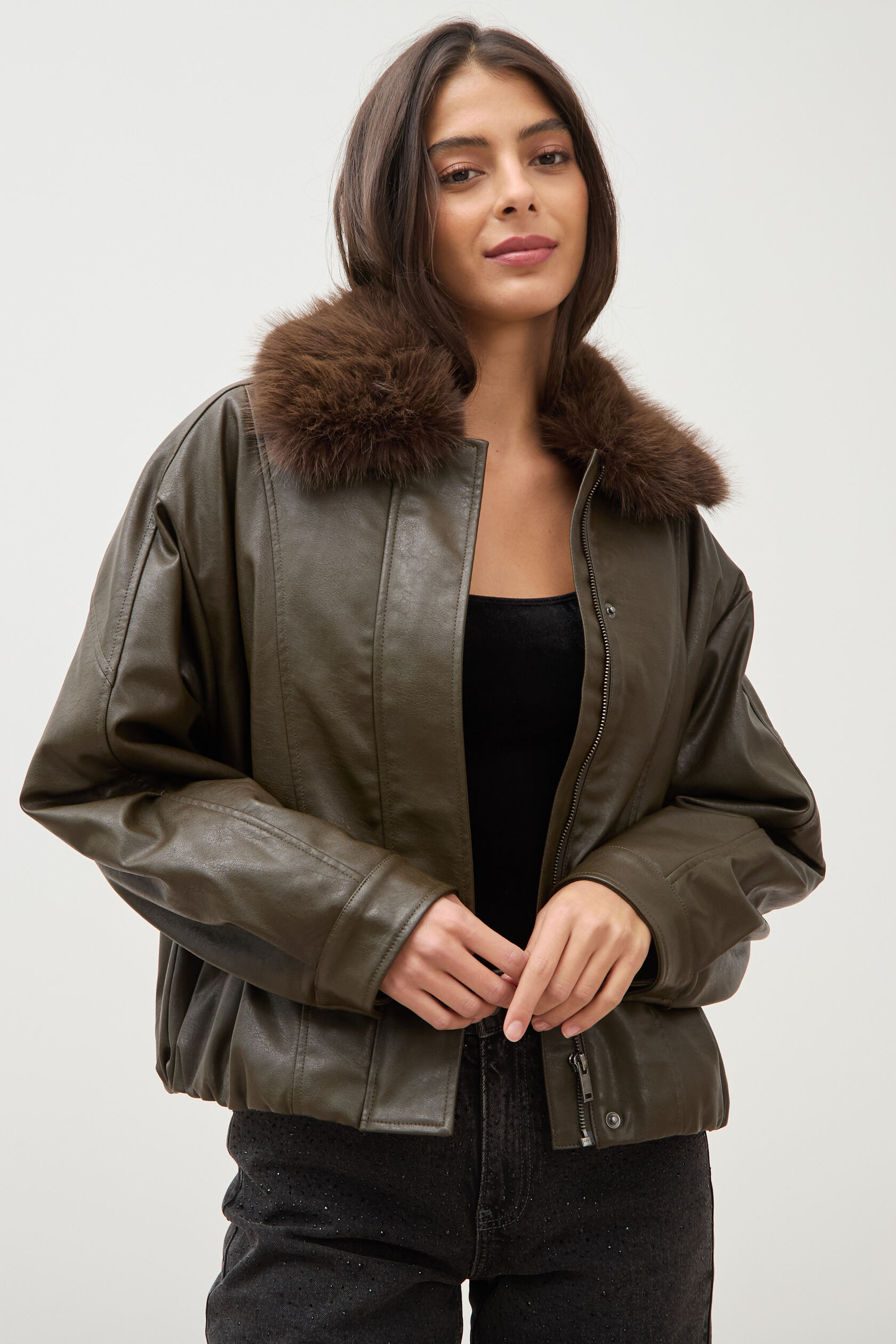 Blouson oversize manches longues, BONOBO