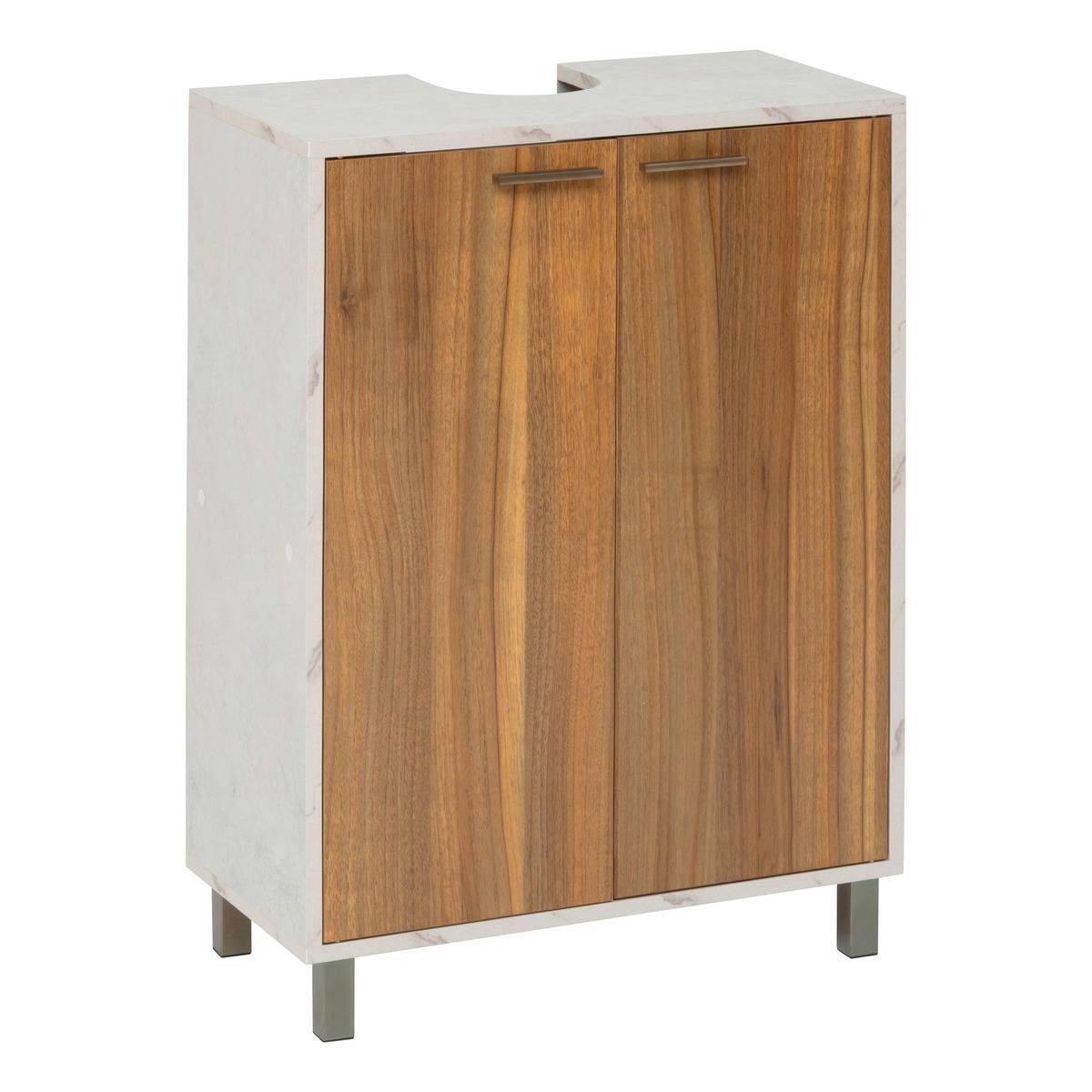 Meuble sous-lavabo 2 portes effet marbre COME, 5FIVE SIMPLY SMART