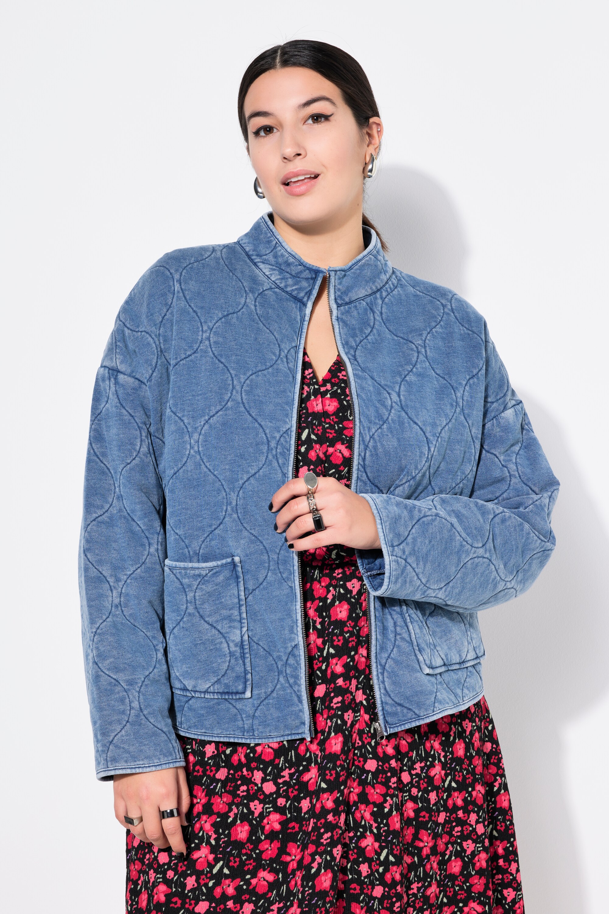 Veste oversized matelassée à col montant, STUDIO UNTOLD