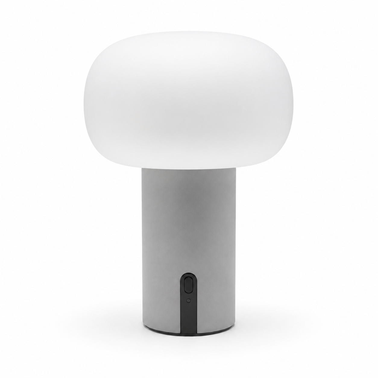 Lampe à poser LED sans fil rechargeable H 16.2 cm, métal et verre, LEA, ALTASSINA