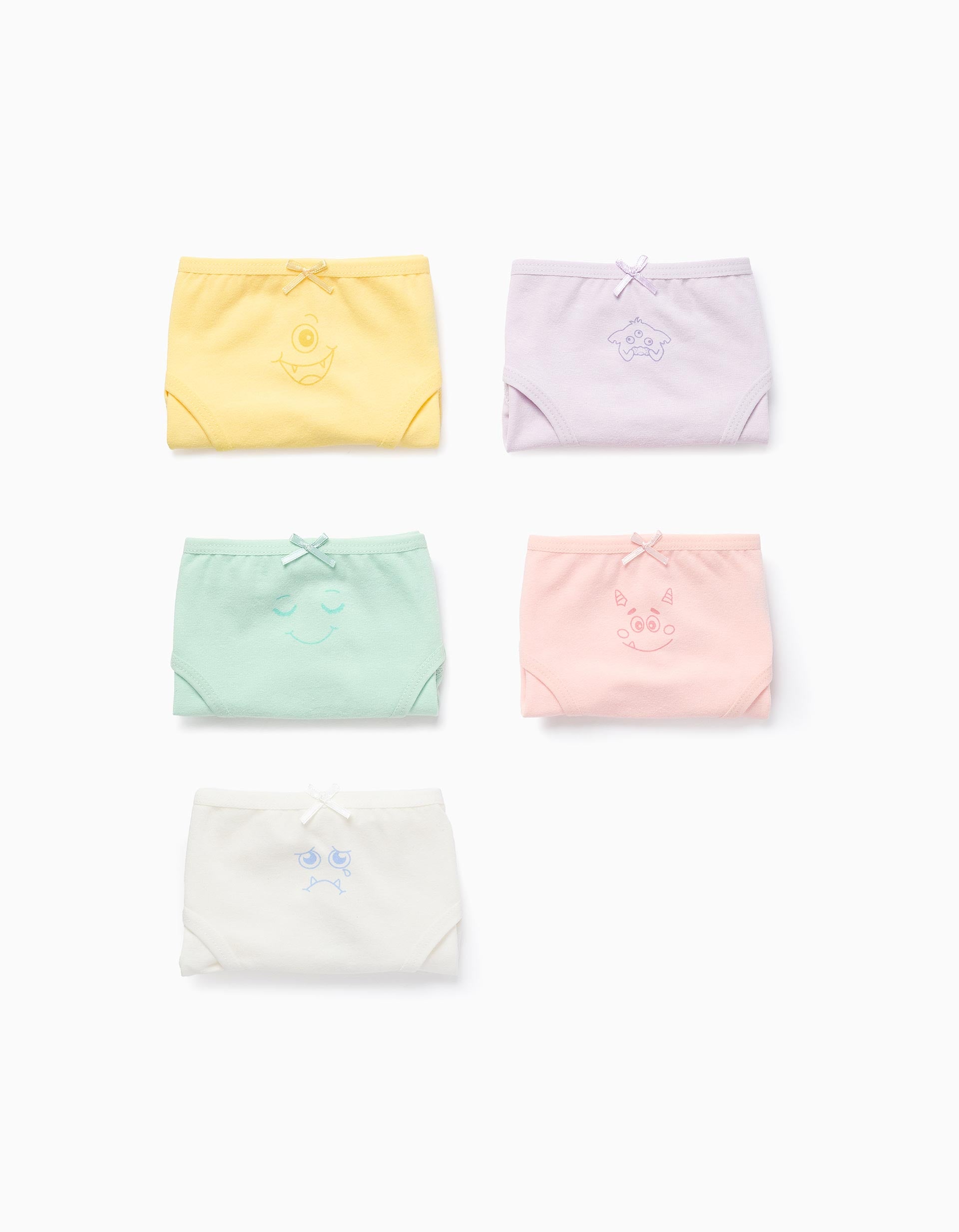 Pack 5 Culottes Monstres des Émotions, ZIPPY
