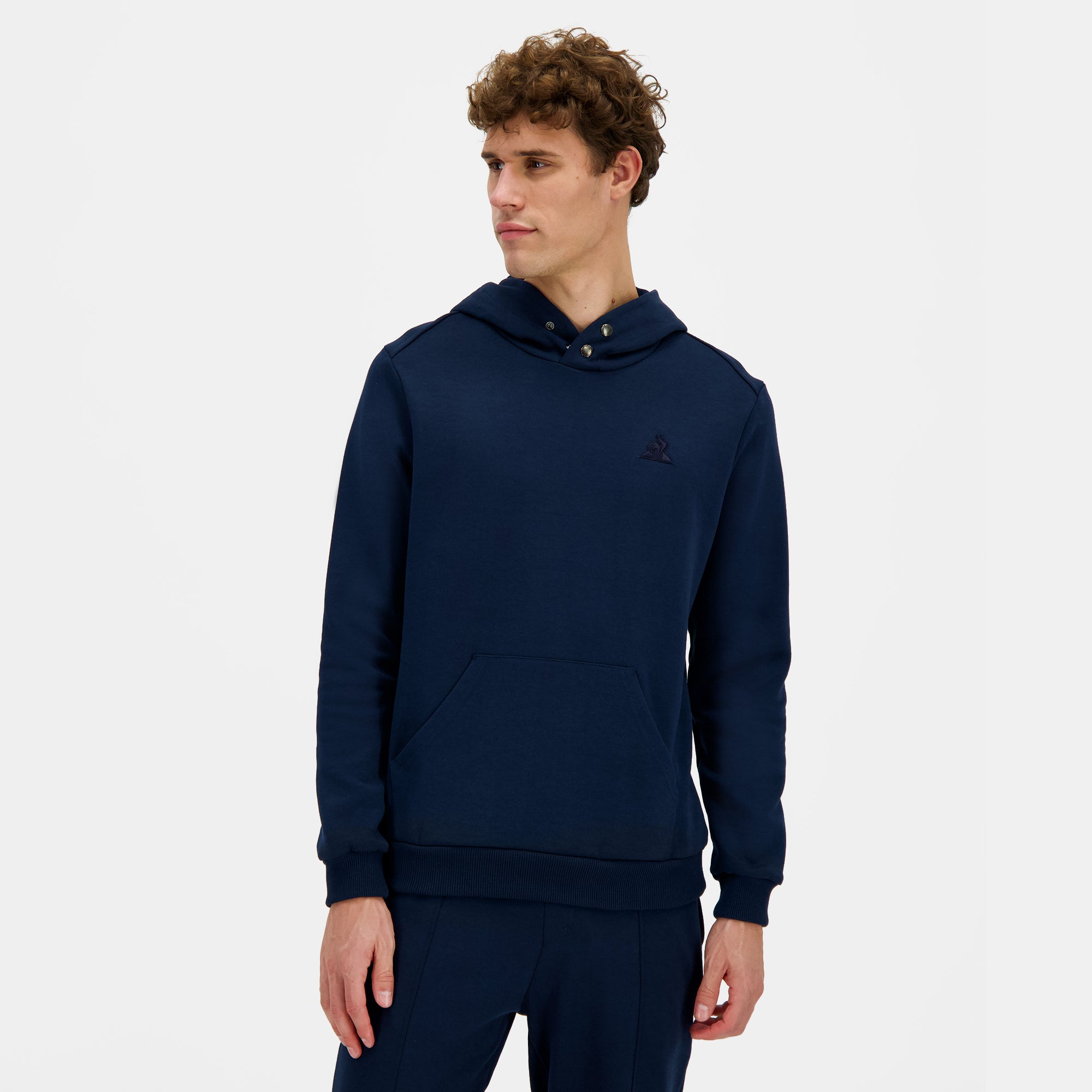 Sweat à capuche Essentiel en double face Essentiels ton/ton, LE COQ SPORTIF