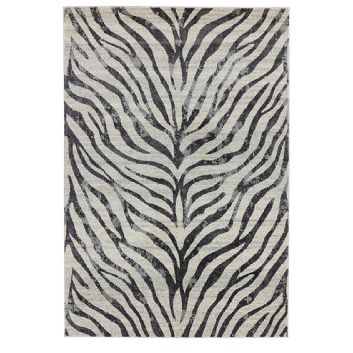 Tapis salon et chambre moderne tissé plat AVON ZEBRA, NOVATREND