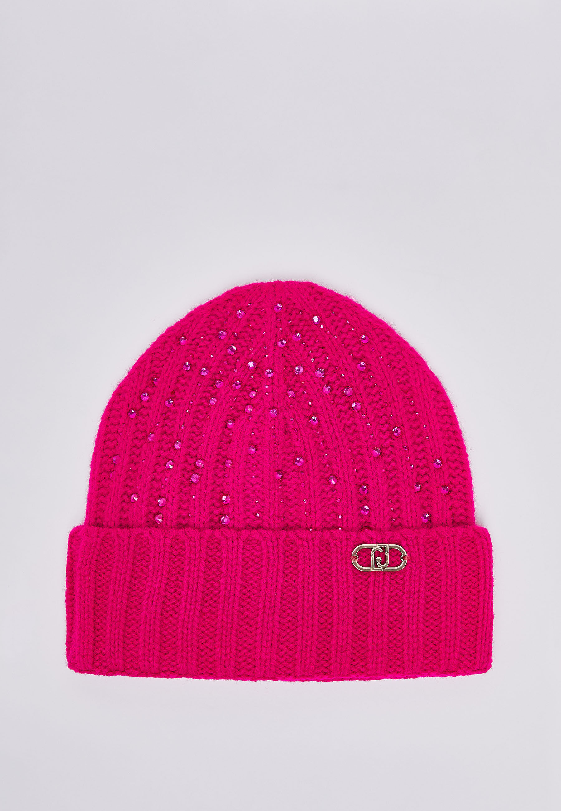 Chapeau en maille avec strass, LIU JO