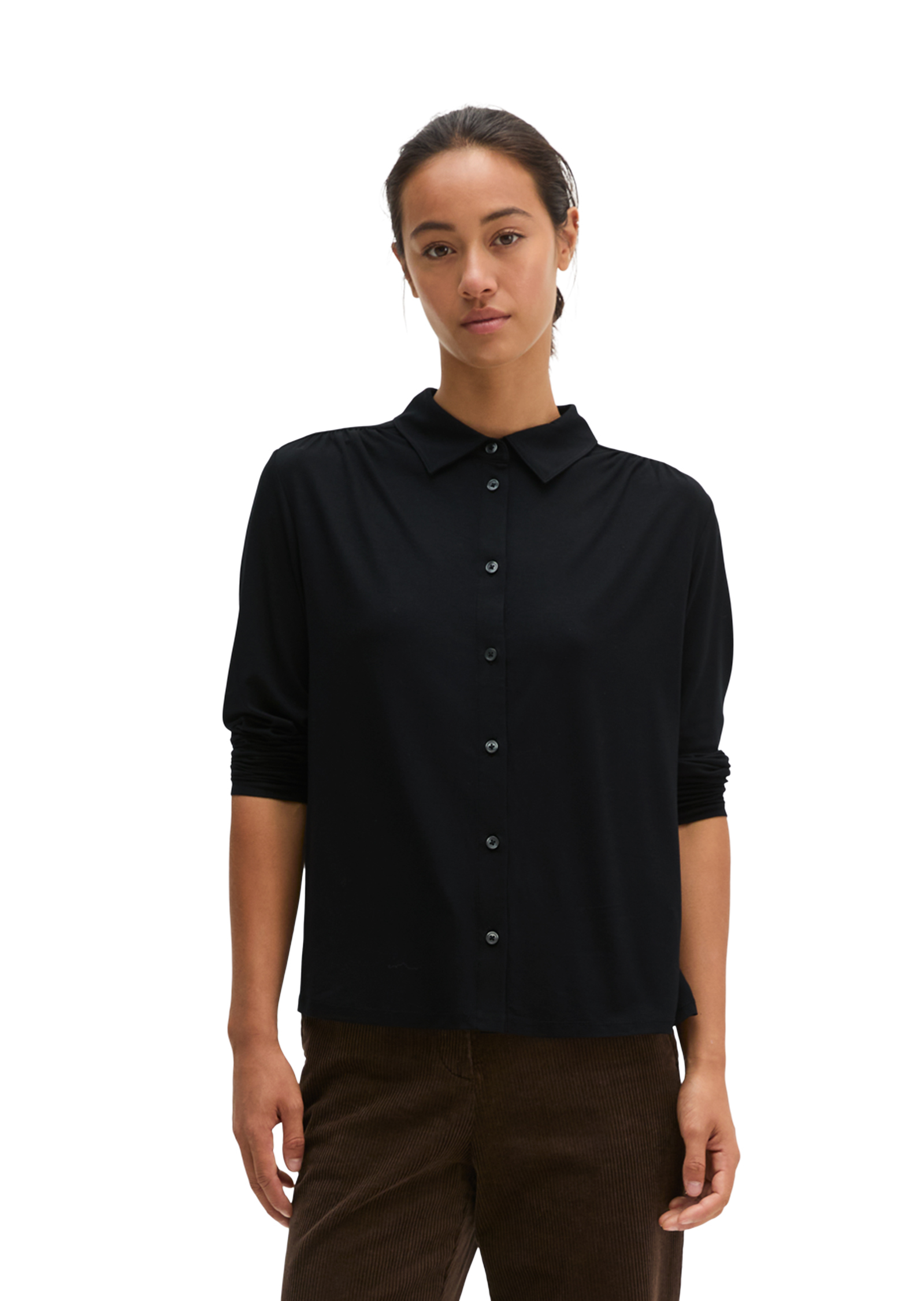 Chemisier en jersey coupe décontractée en TENCEL™ Modal, MARC O'POLO