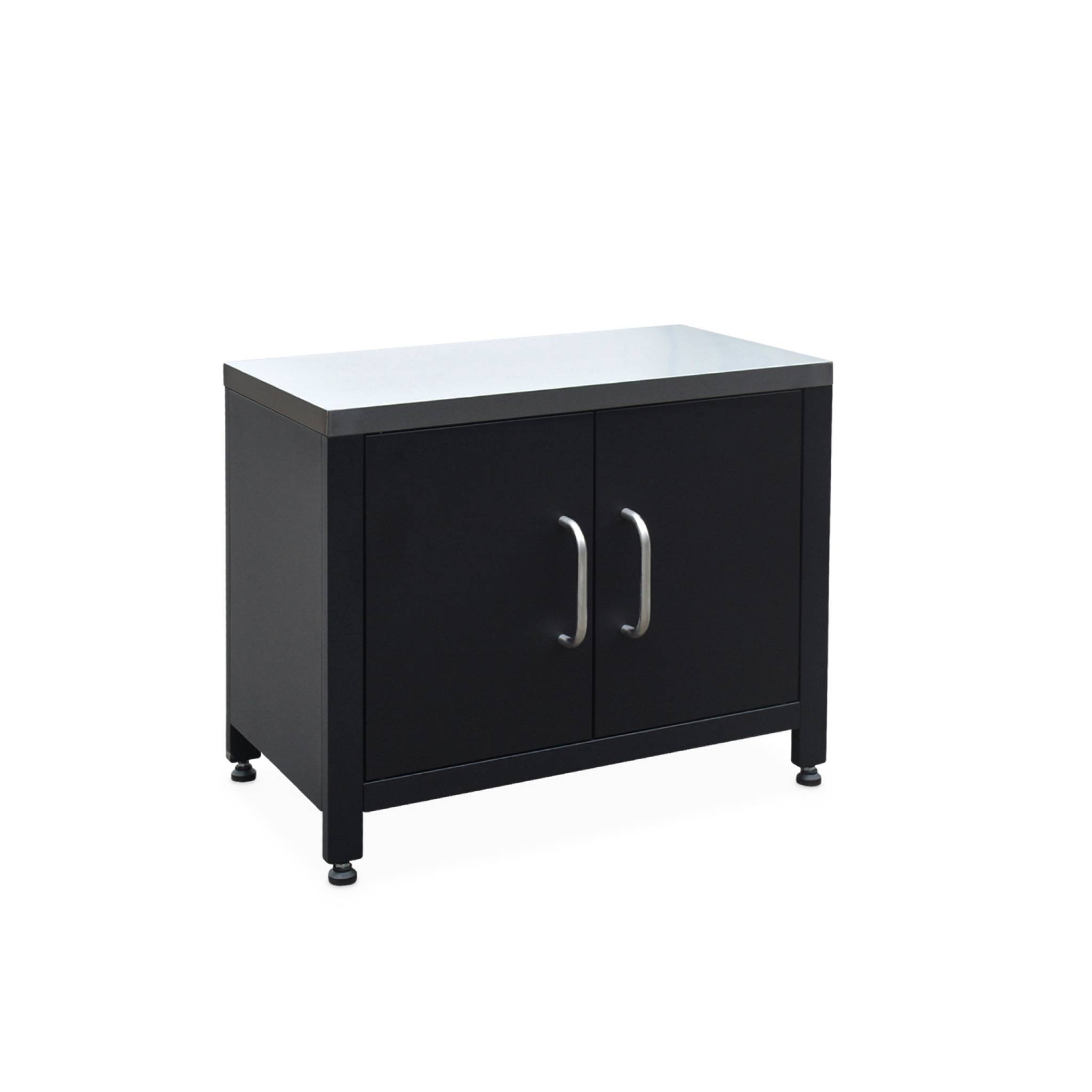 Module de cuisine extérieure acier L80cm GRIMAUD, SWEEEK