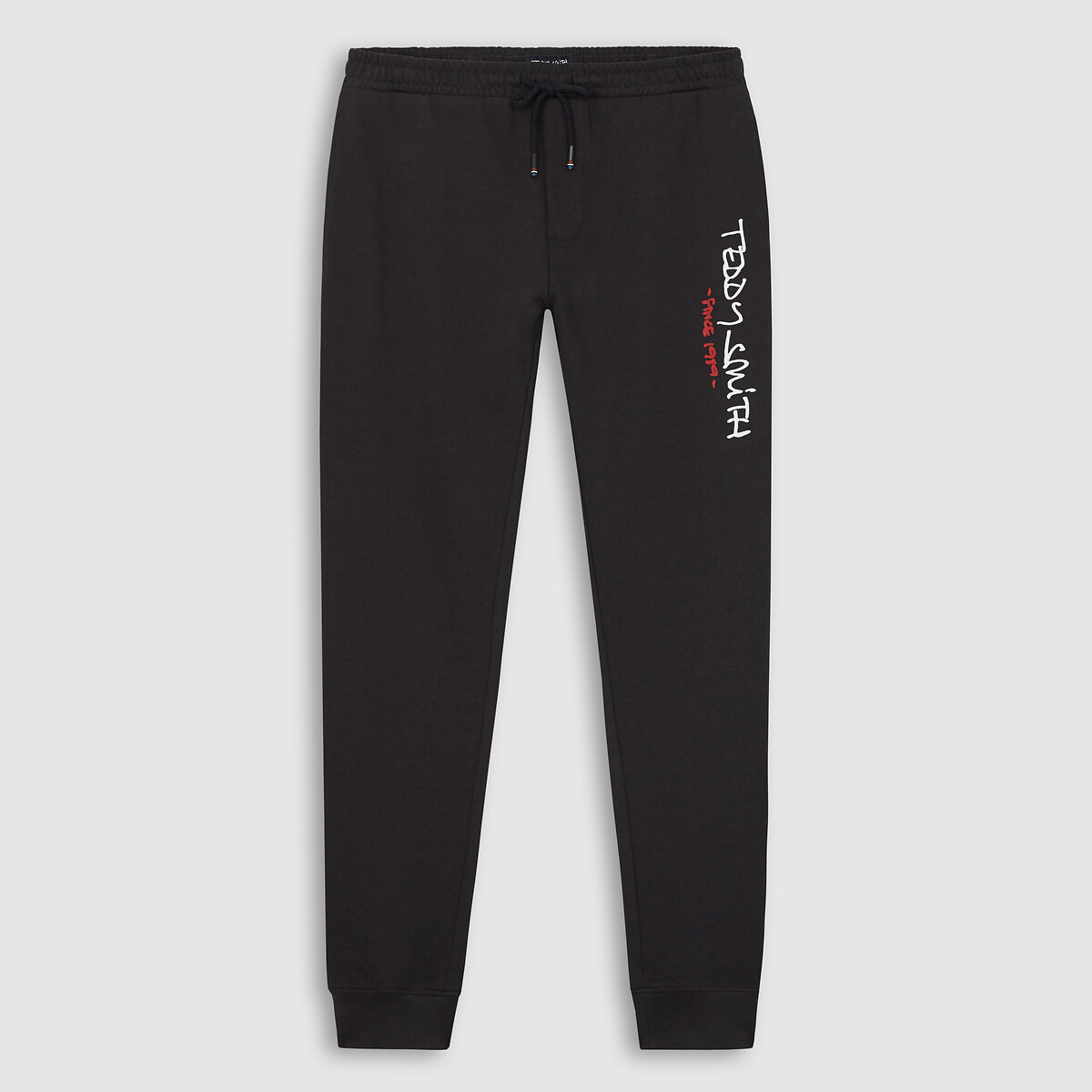 Image of Logo Print Sports Joggers in Cotton