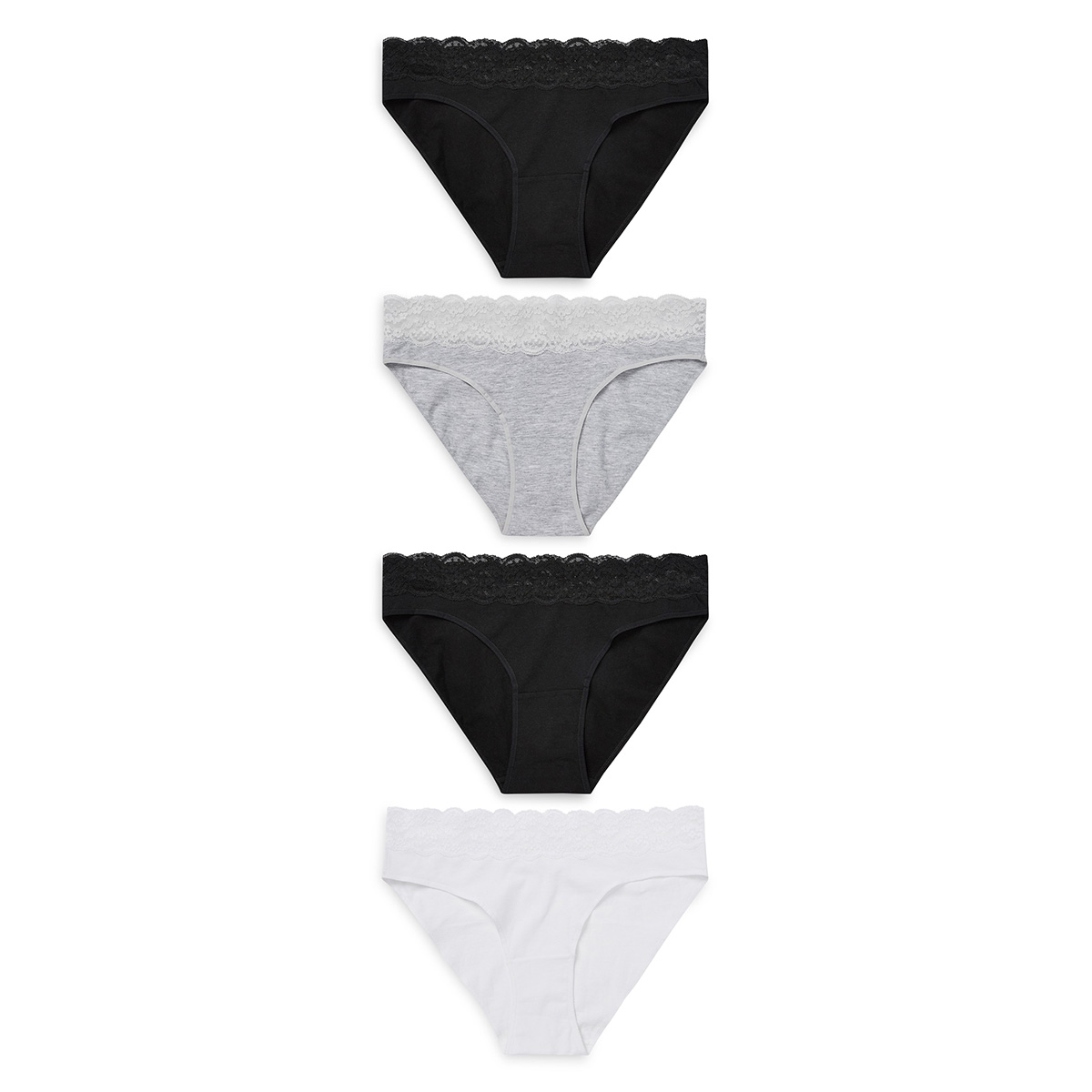 Slips brésiliens bordure en, lot de 4, NEXT