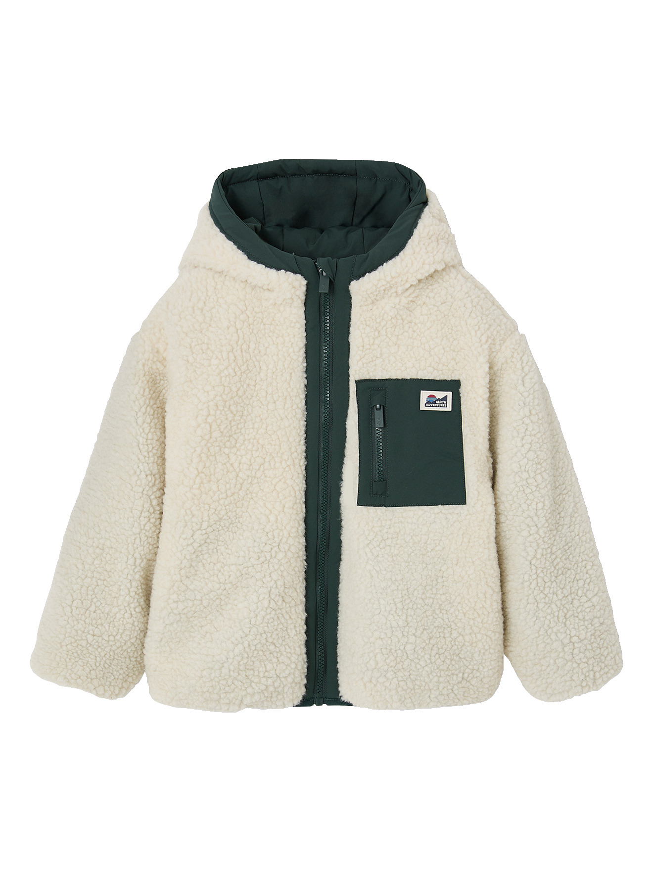 Blouson réversible à capuche, VERTBAUDET