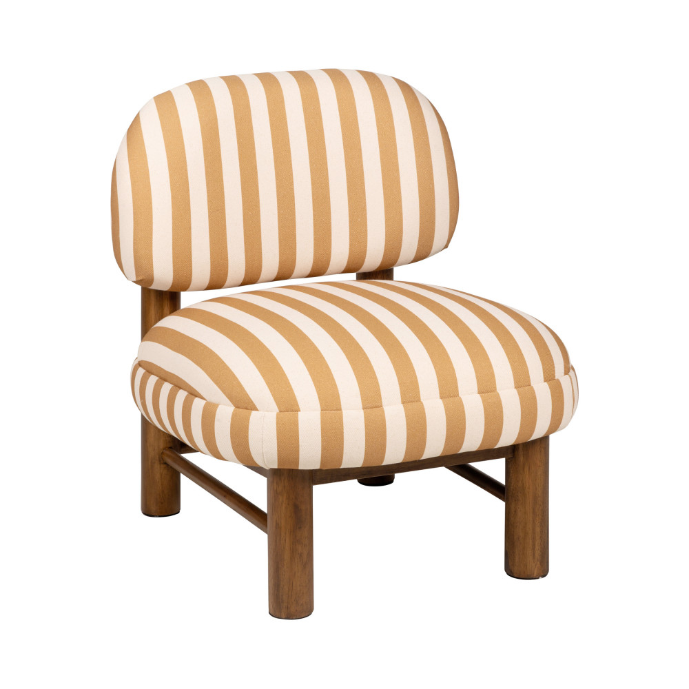 Fauteuil en tissu et bois- NUBO, DRAWER