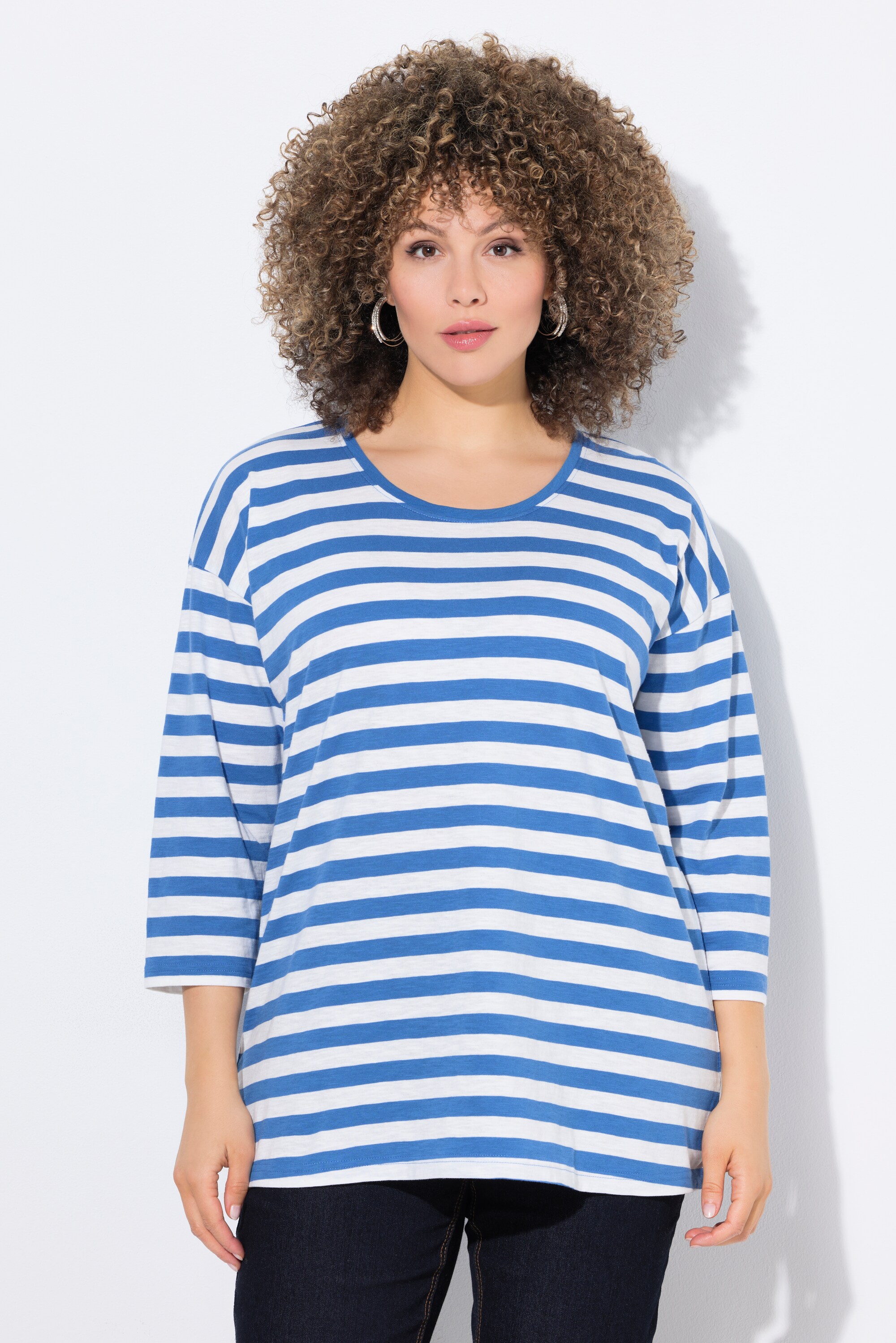 T-shirt oversize à rayures, ULLA POPKEN